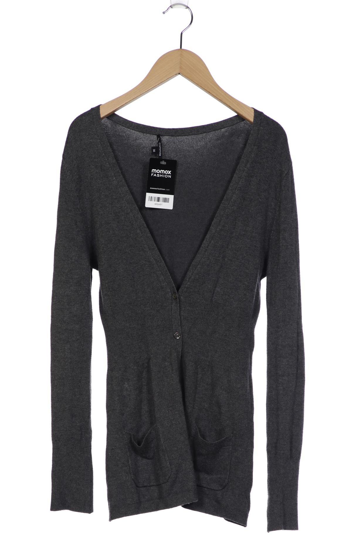 

Comma Damen Strickjacke, grau, Gr. 34