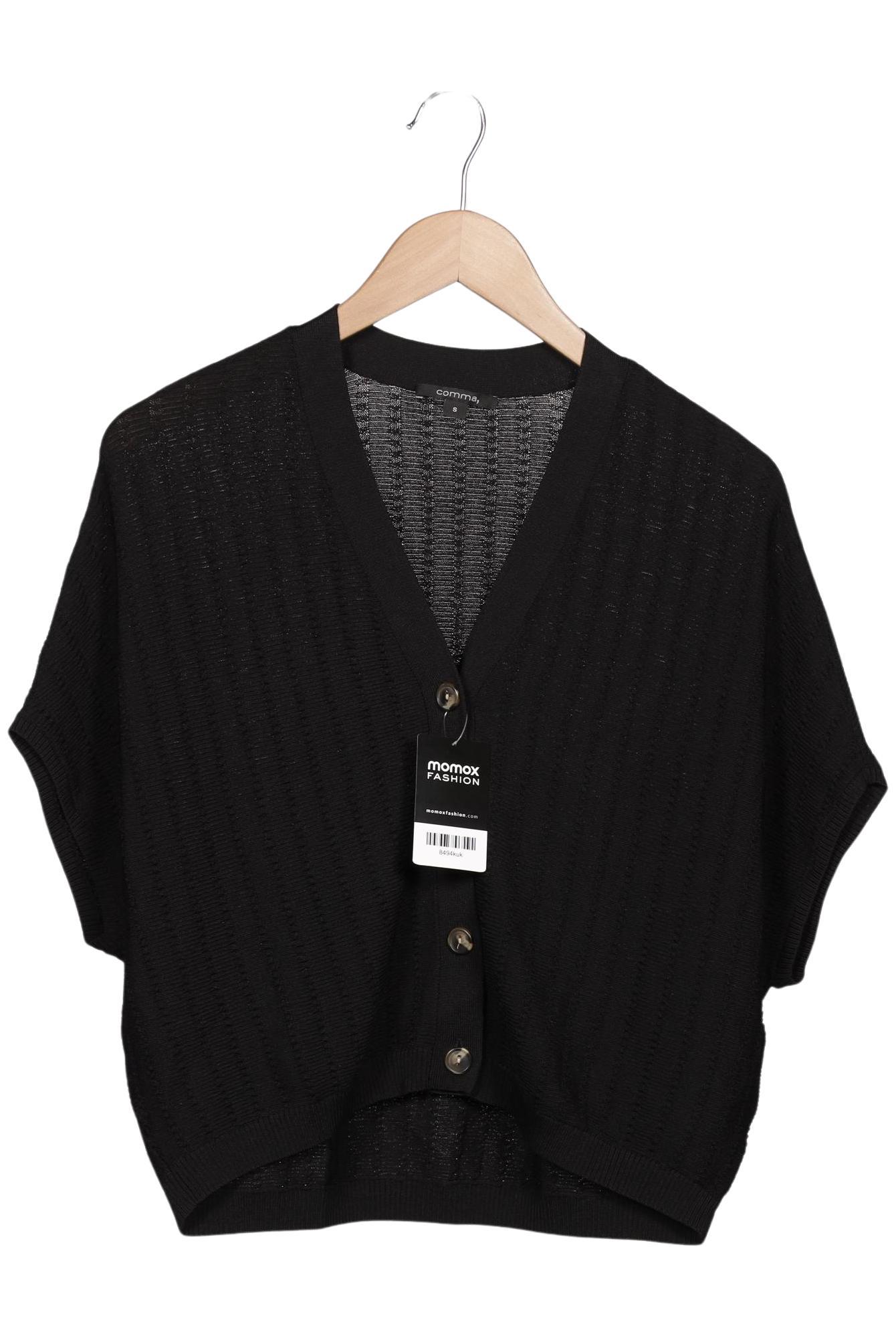 

Comma Damen Strickjacke, schwarz, Gr. 36