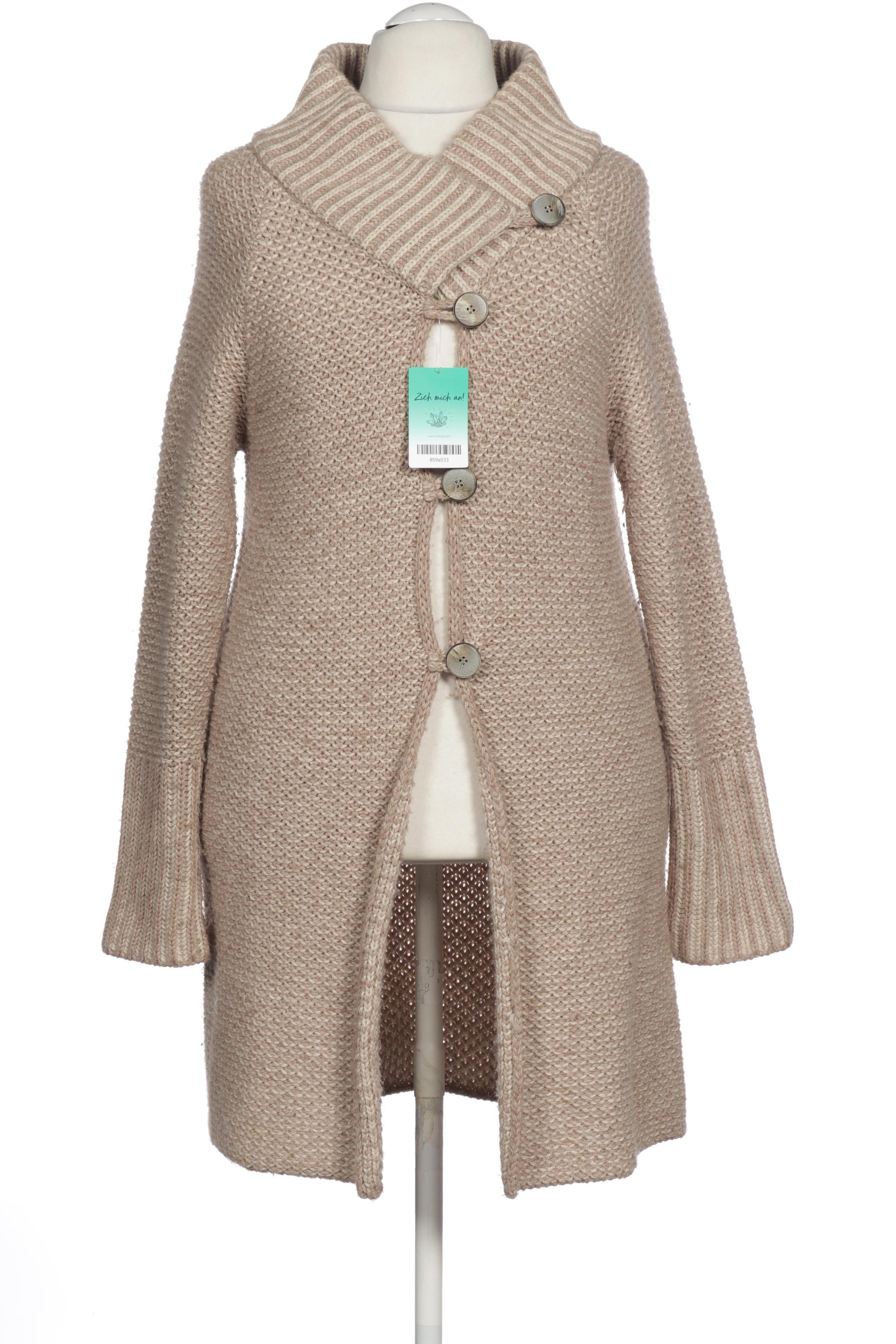 

Comma Damen Strickjacke, beige, Gr. 42