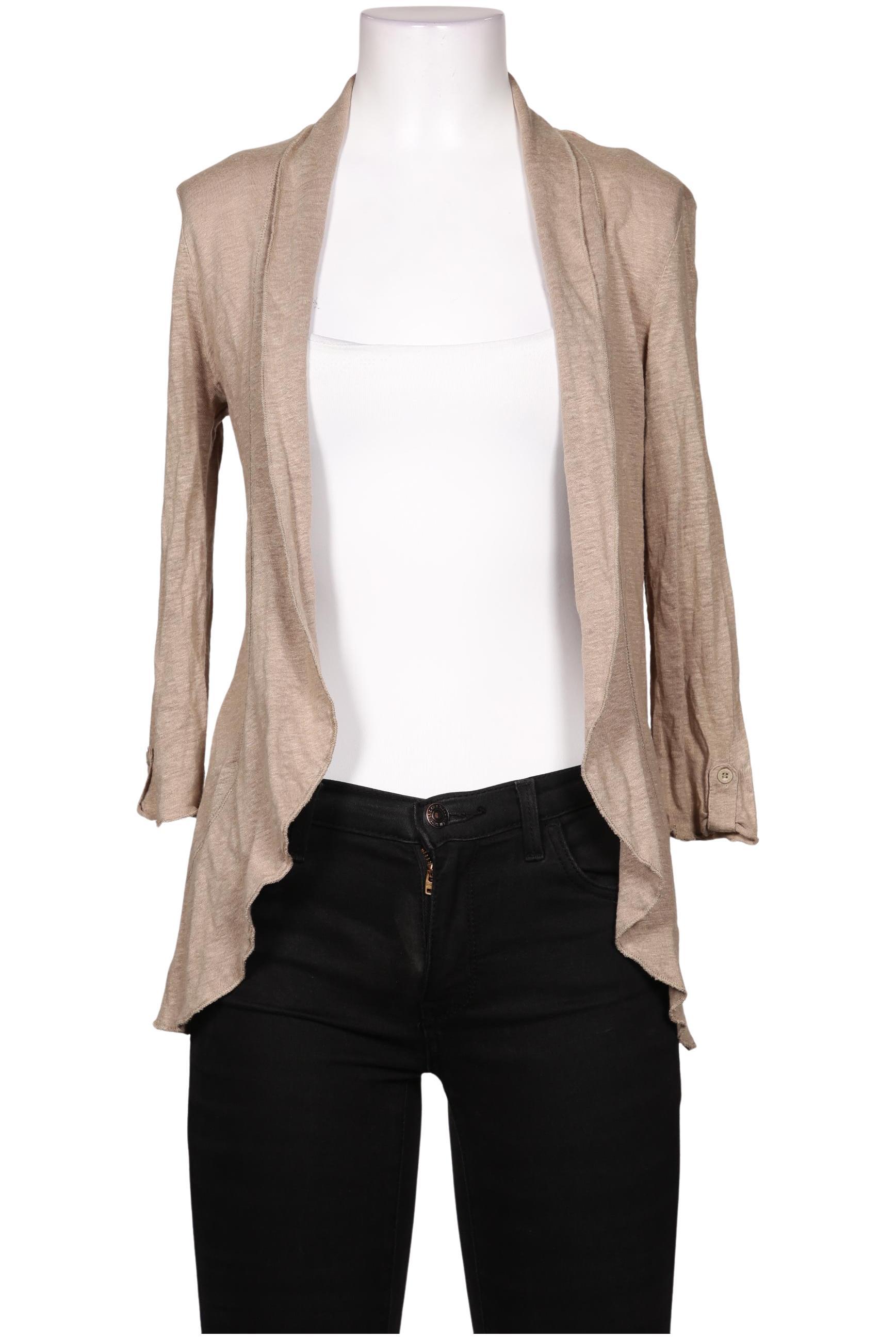 

Comma Damen Strickjacke, beige, Gr. 36