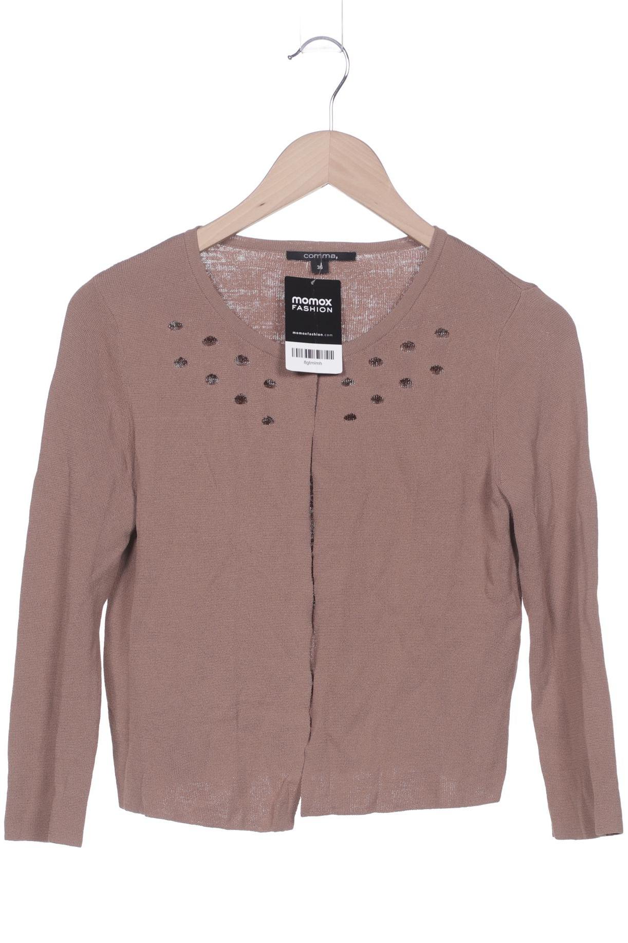 

Comma Damen Strickjacke, braun, Gr. 36