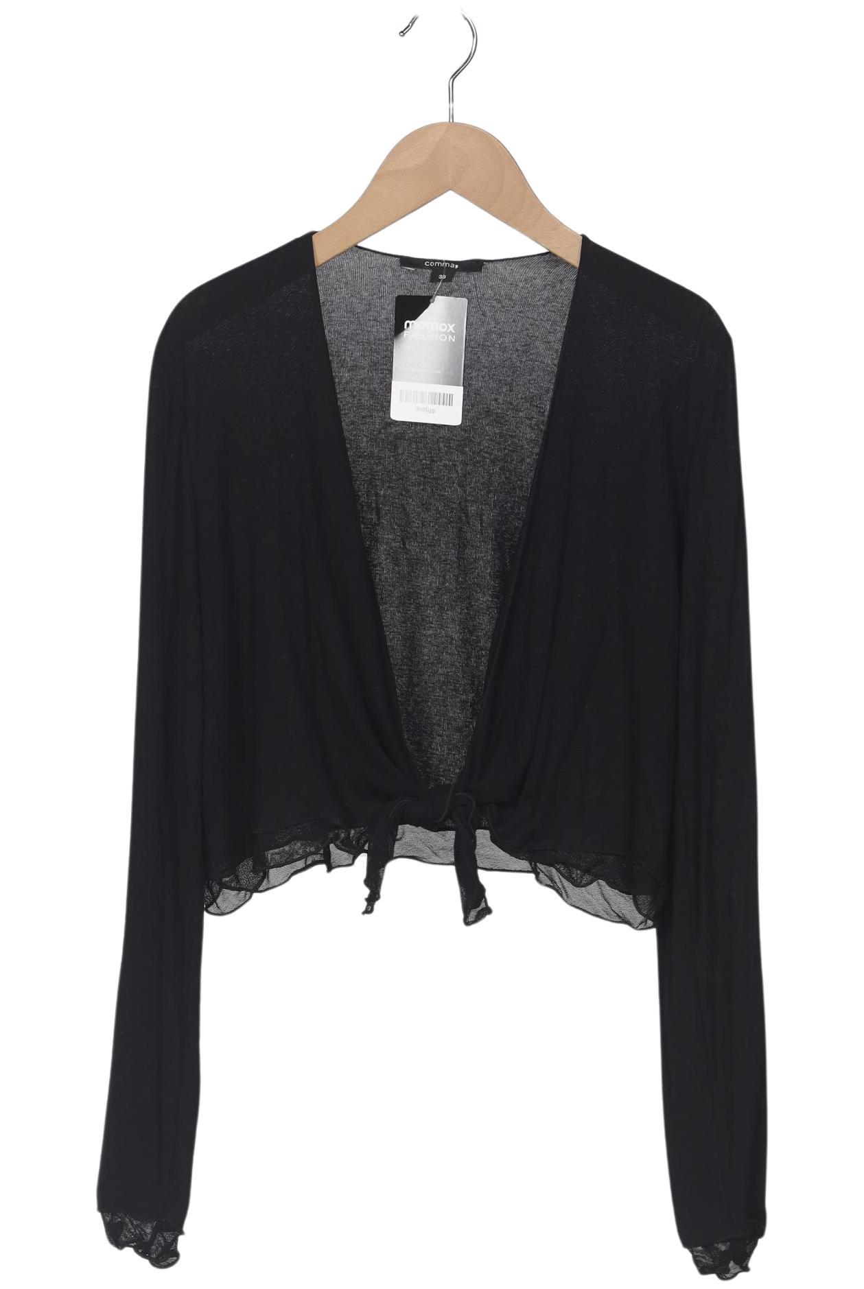 

Comma Damen Strickjacke, schwarz, Gr. 36