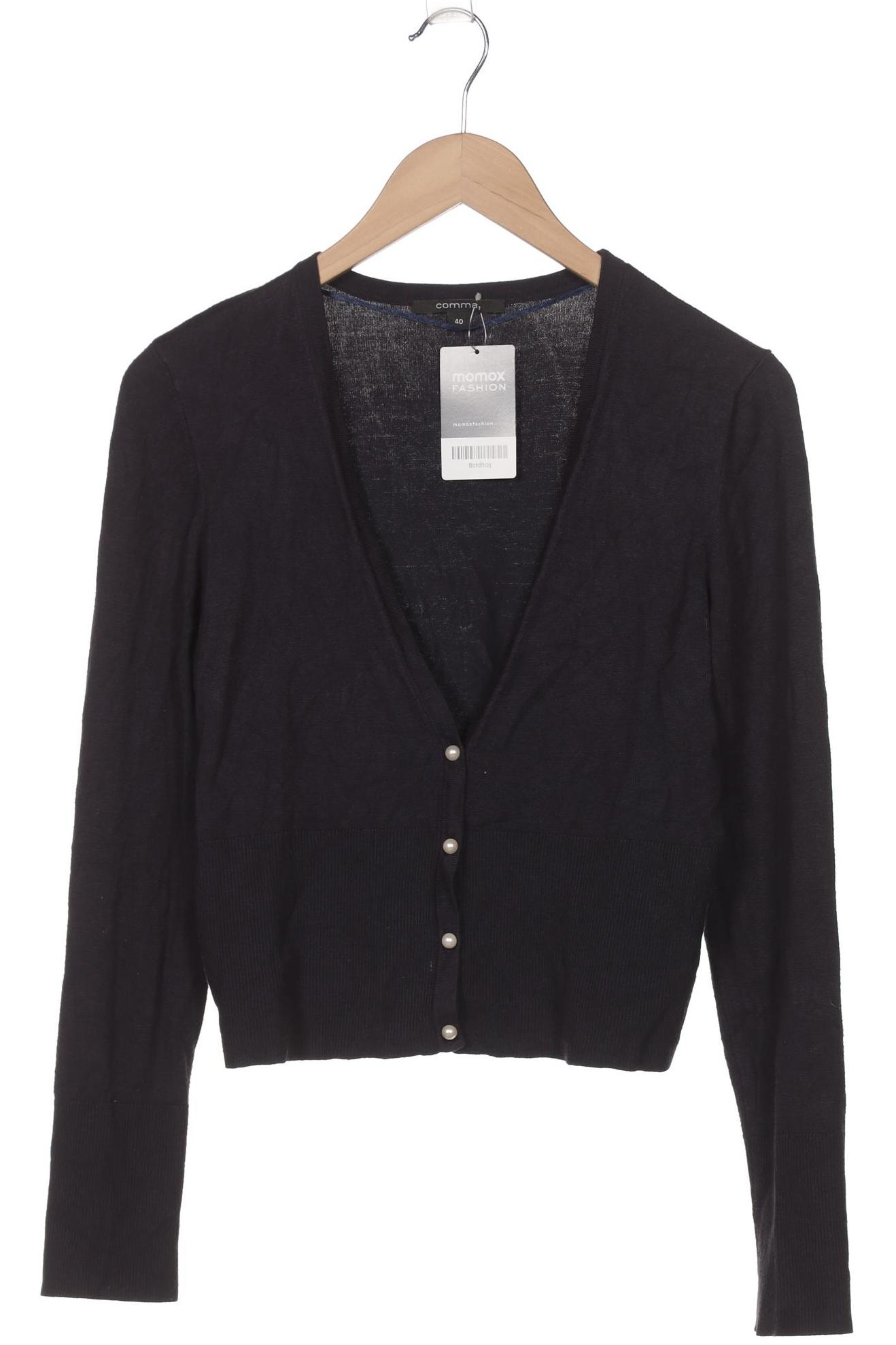 

Comma Damen Strickjacke, marineblau, Gr. 40