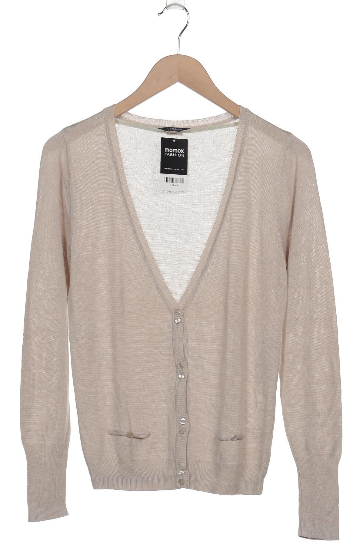 

Comma Damen Strickjacke, beige, Gr. 36