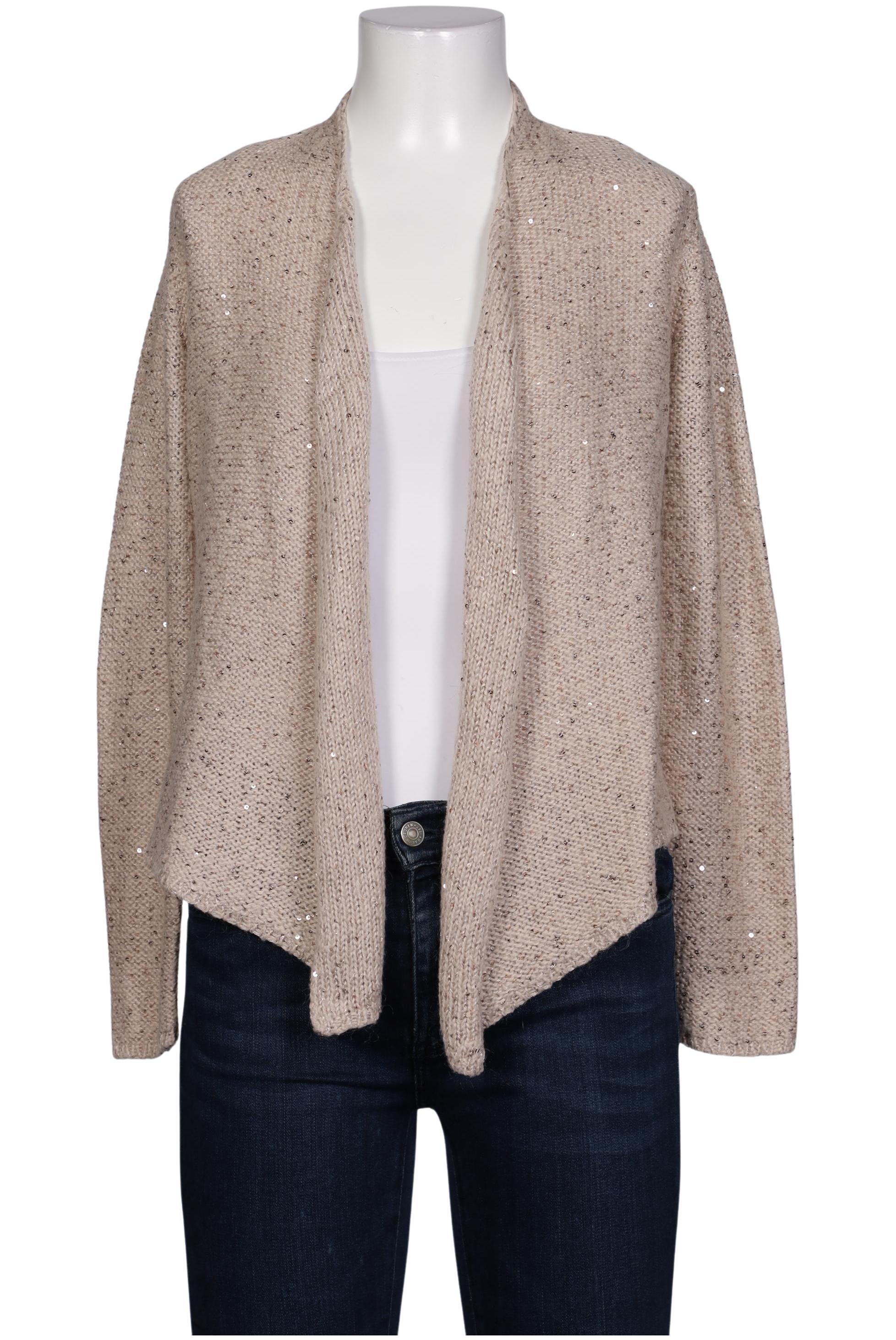 

Comma Damen Strickjacke, beige, Gr. 36