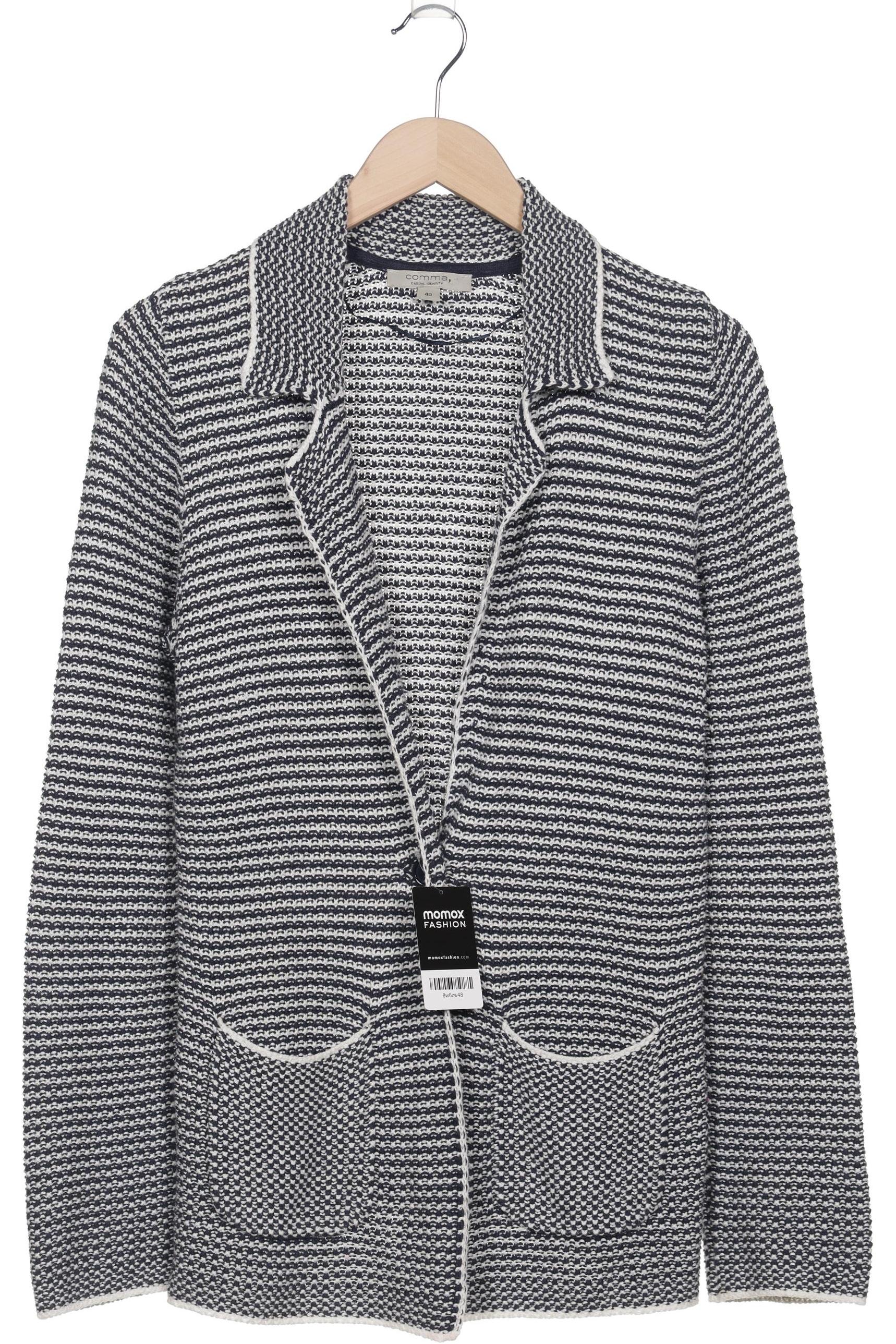 

Comma Damen Strickjacke, marineblau, Gr. 40