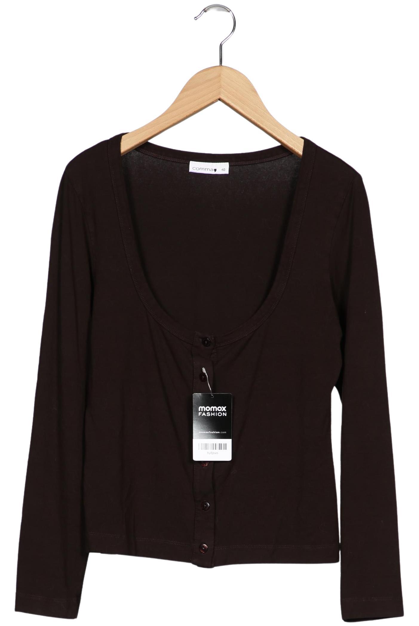

Comma Damen Strickjacke, braun, Gr. 40