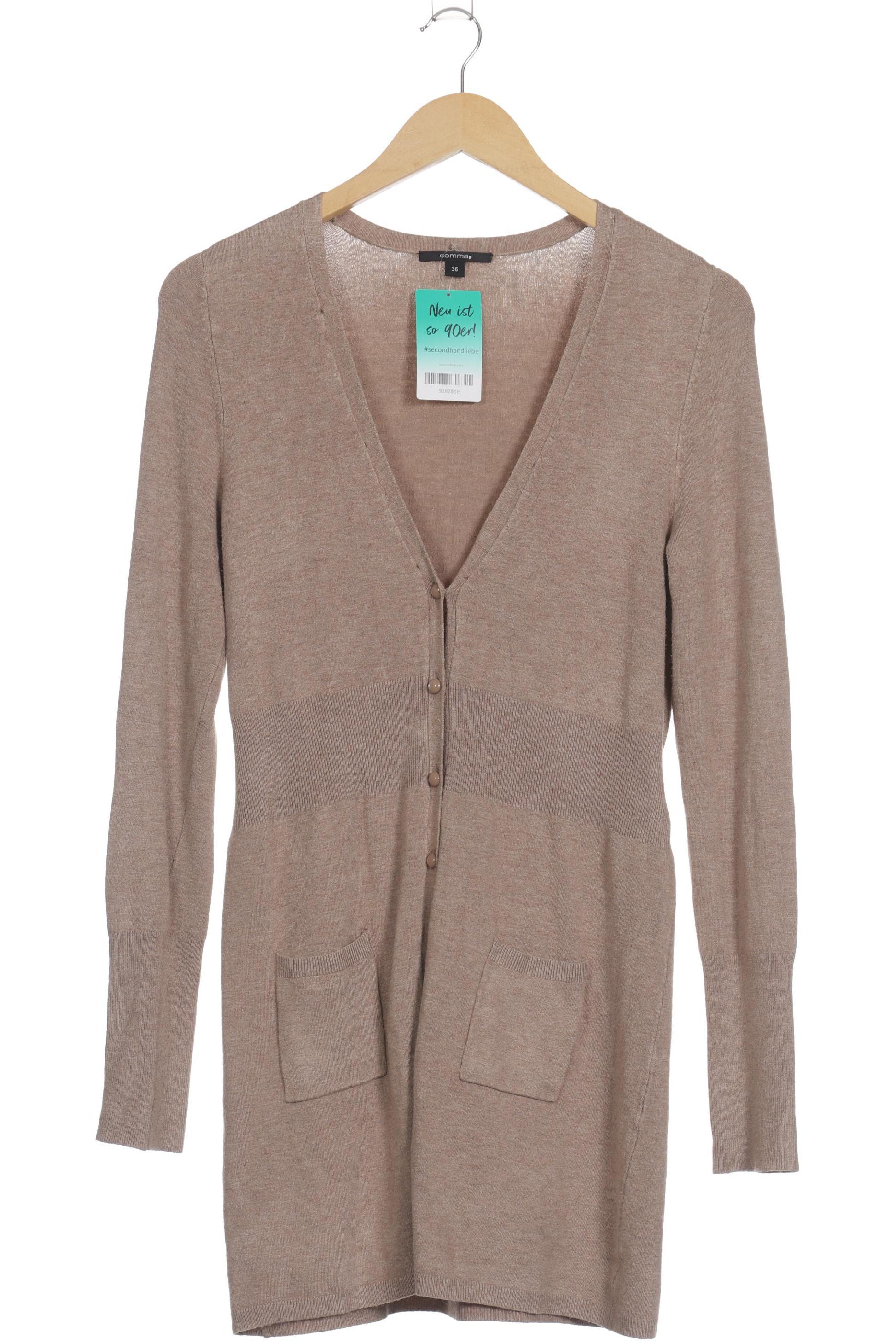 

Comma Damen Strickjacke, braun, Gr. 36
