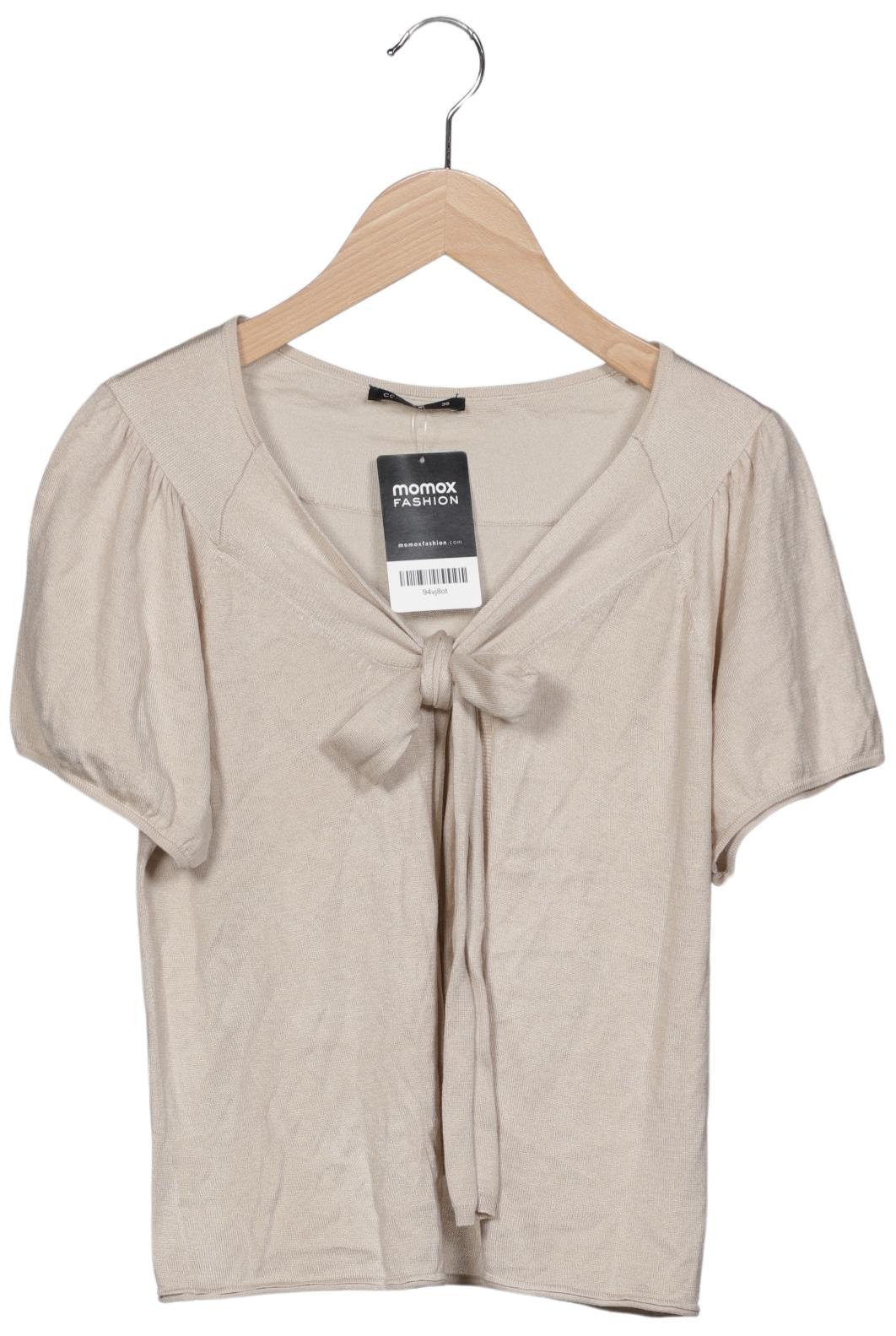 

Comma Damen Strickjacke, beige, Gr. 36