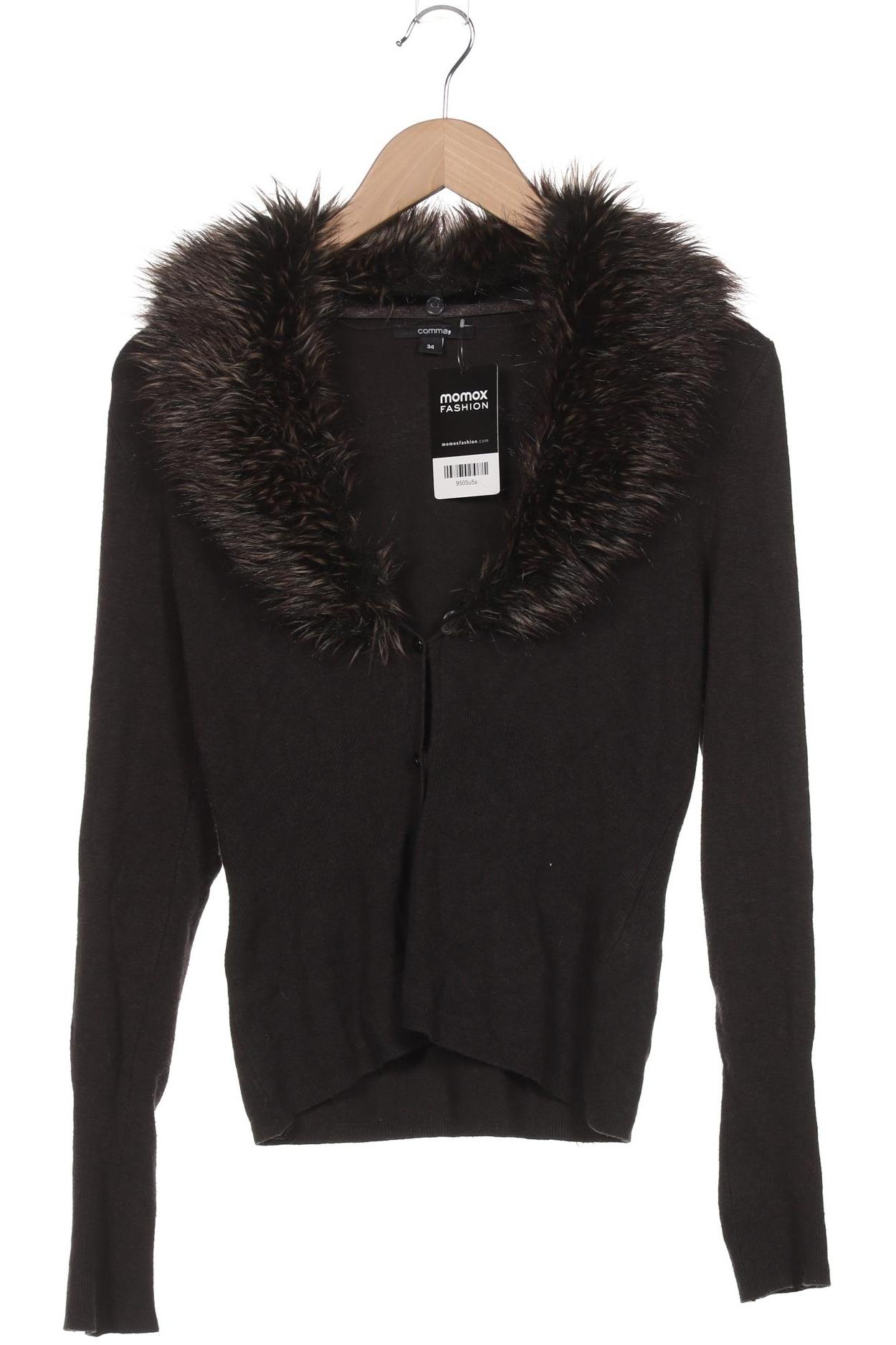 

Comma Damen Strickjacke, schwarz, Gr. 34