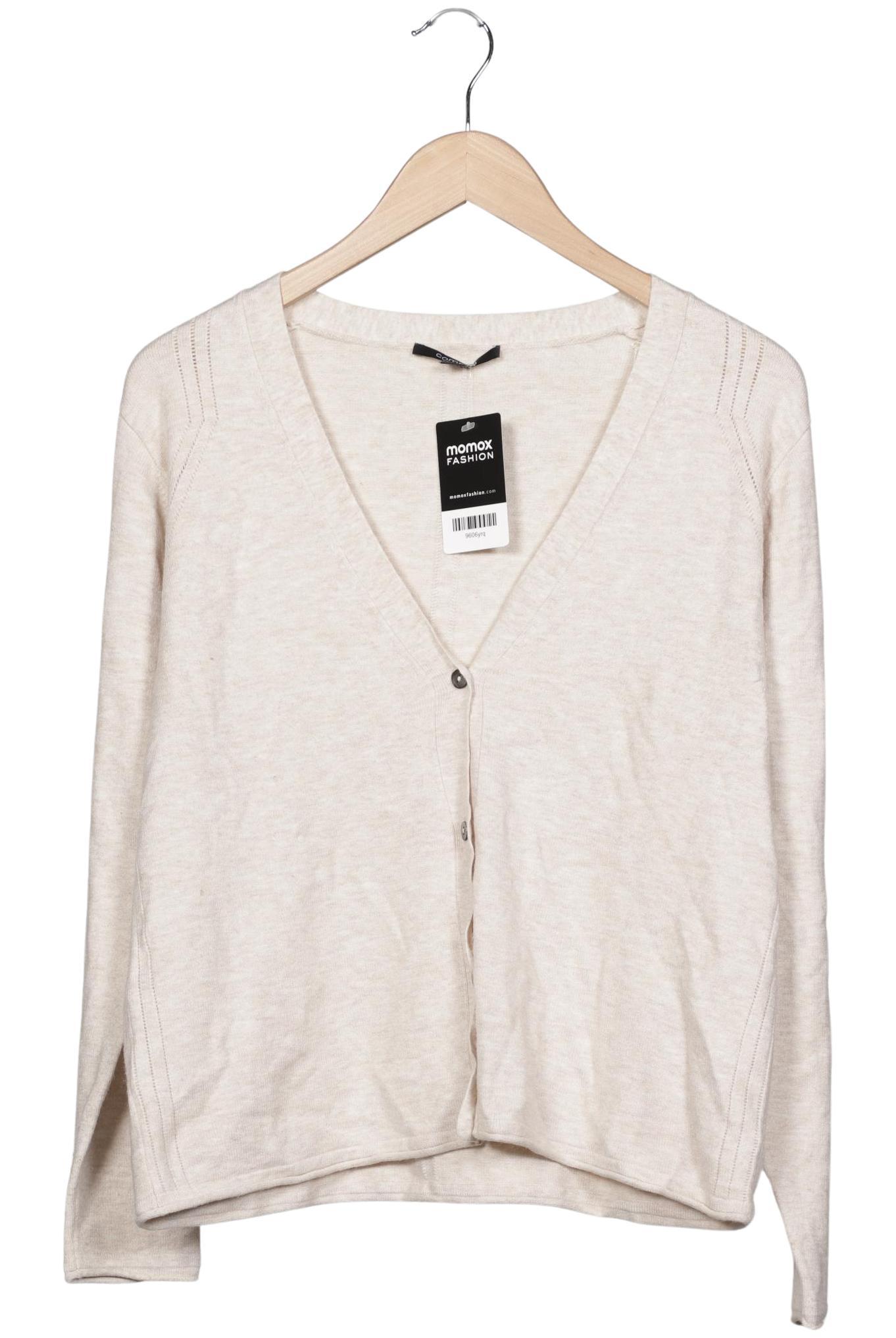 

Comma Damen Strickjacke, beige, Gr. 42