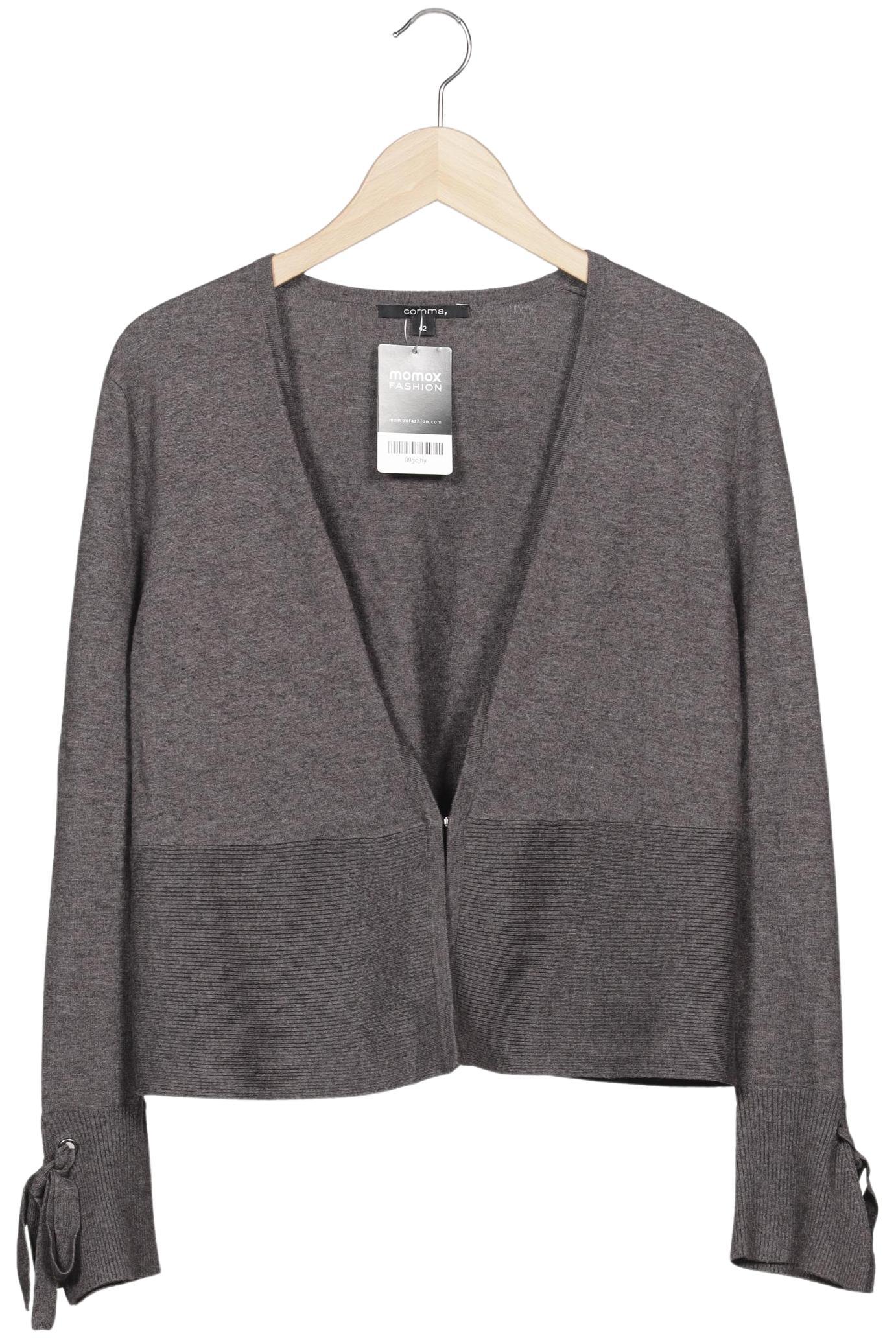

Comma Damen Strickjacke, grau, Gr. 42