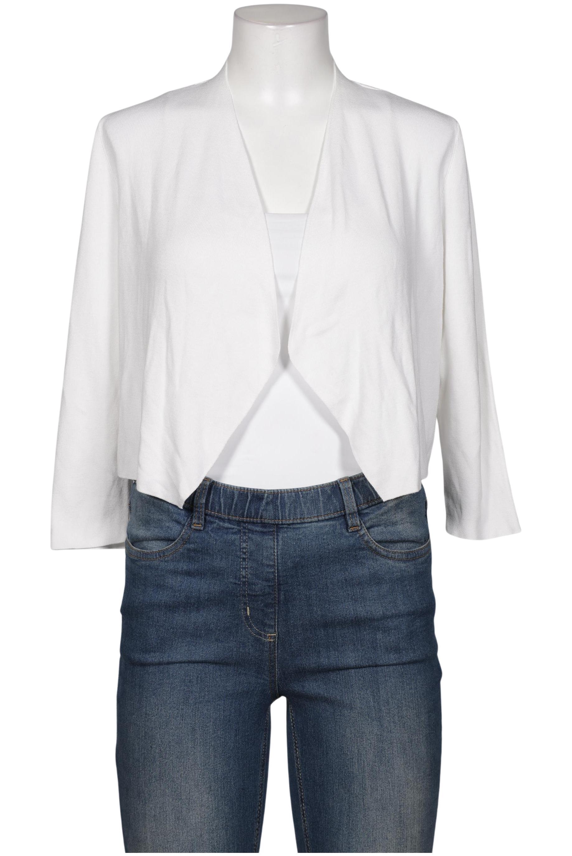 

Comma Damen Strickjacke, weiß, Gr. 38