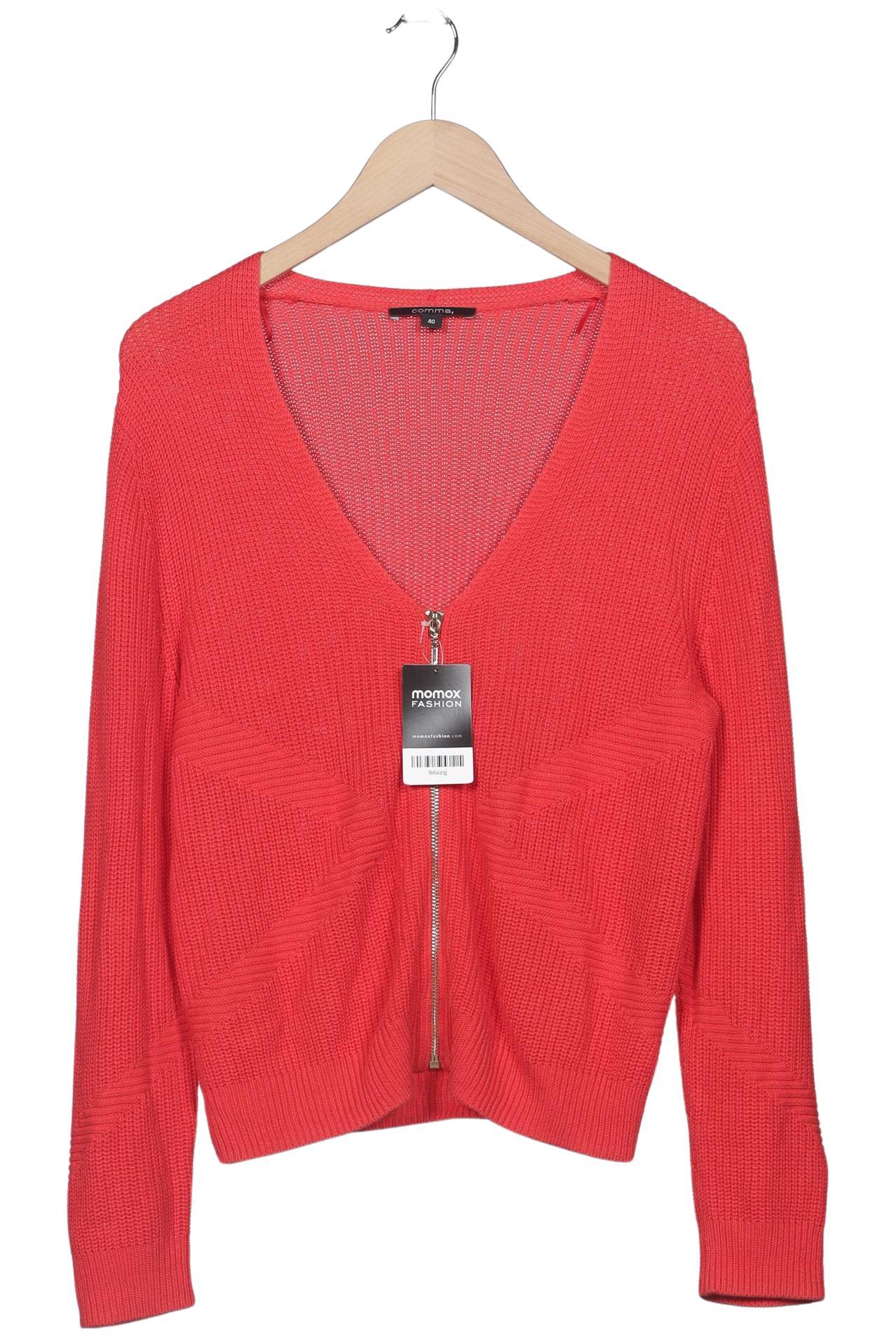 

Comma Damen Strickjacke, rot, Gr. 40