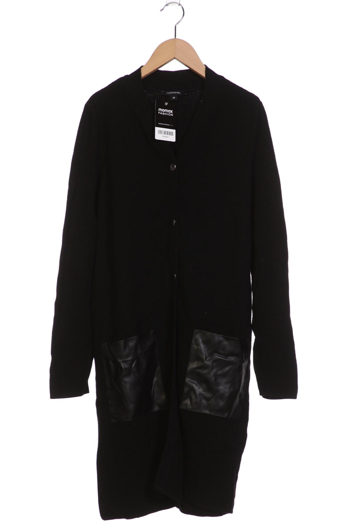 

Comma Damen Strickjacke, schwarz, Gr. 38