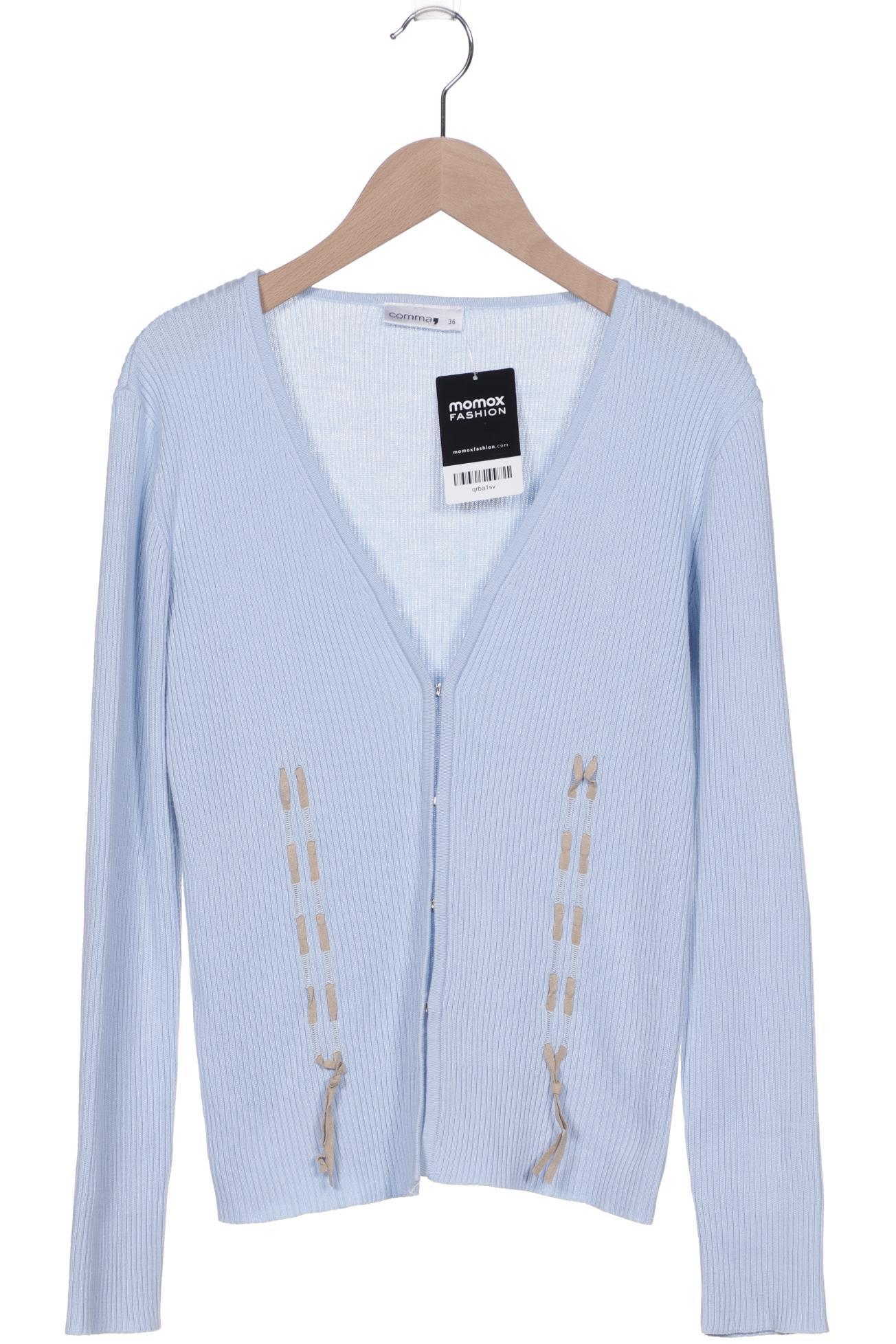 

Comma Damen Strickjacke, hellblau, Gr. 36