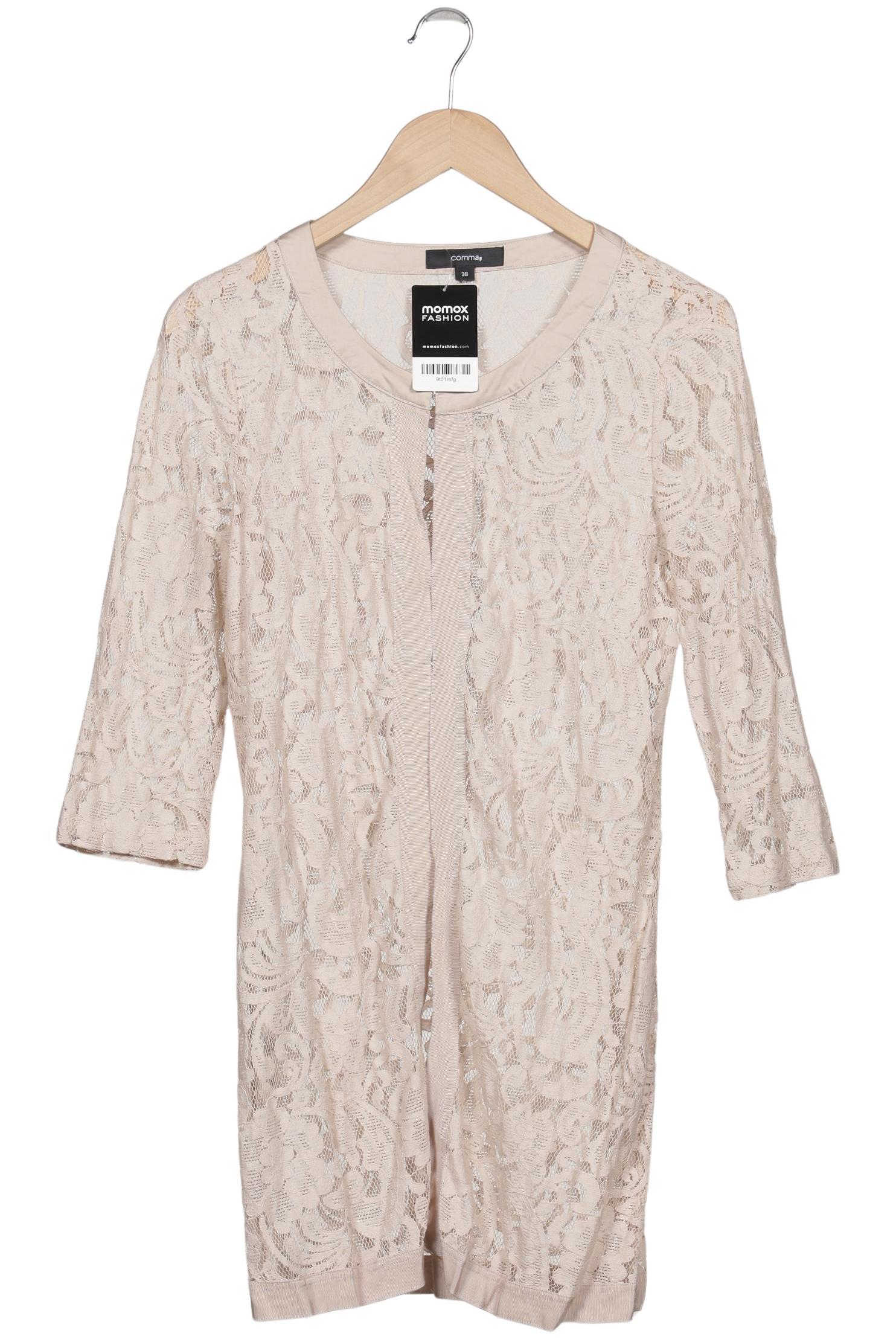 

Comma Damen Strickjacke, beige, Gr. 38