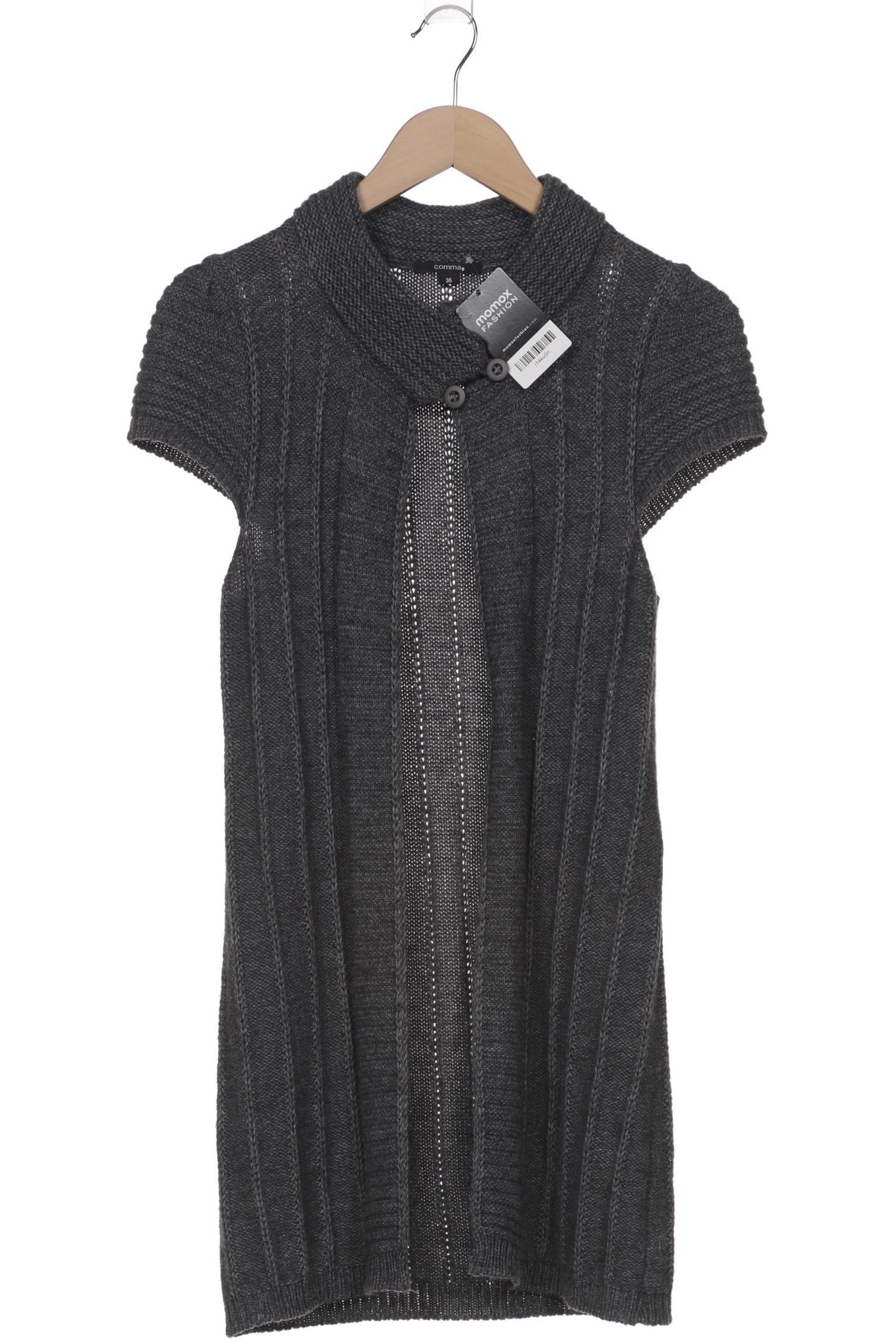 

Comma Damen Strickjacke, grau, Gr. 36