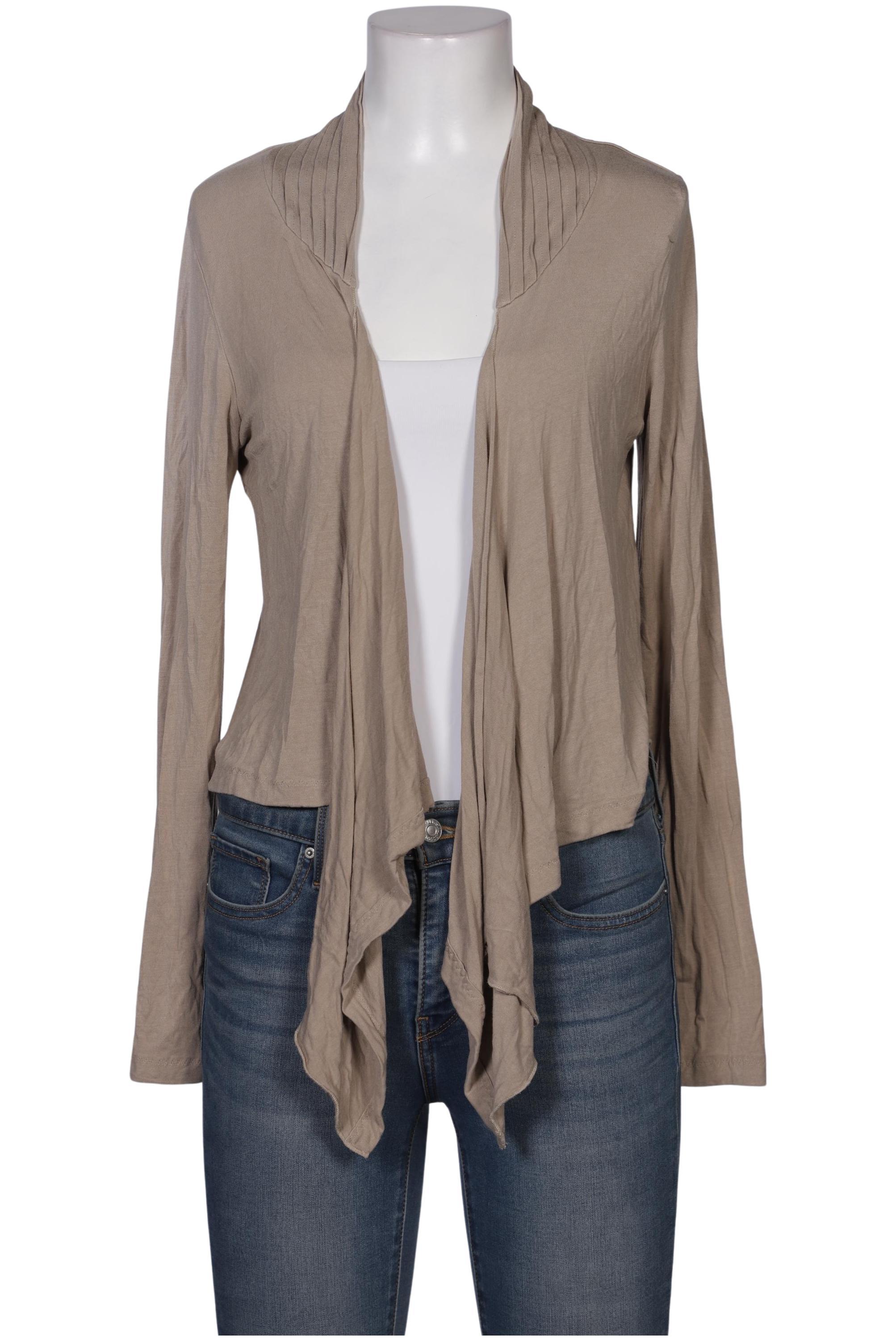 

Comma Damen Strickjacke, beige, Gr. 40