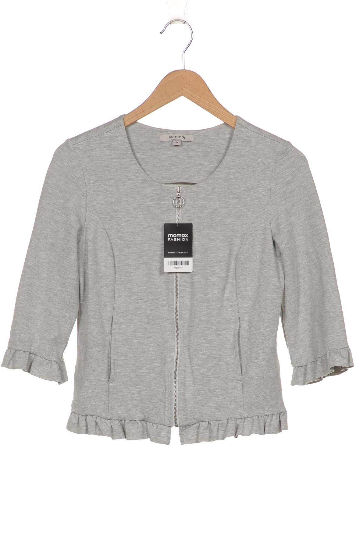 

Comma Damen Strickjacke, grau, Gr. 38