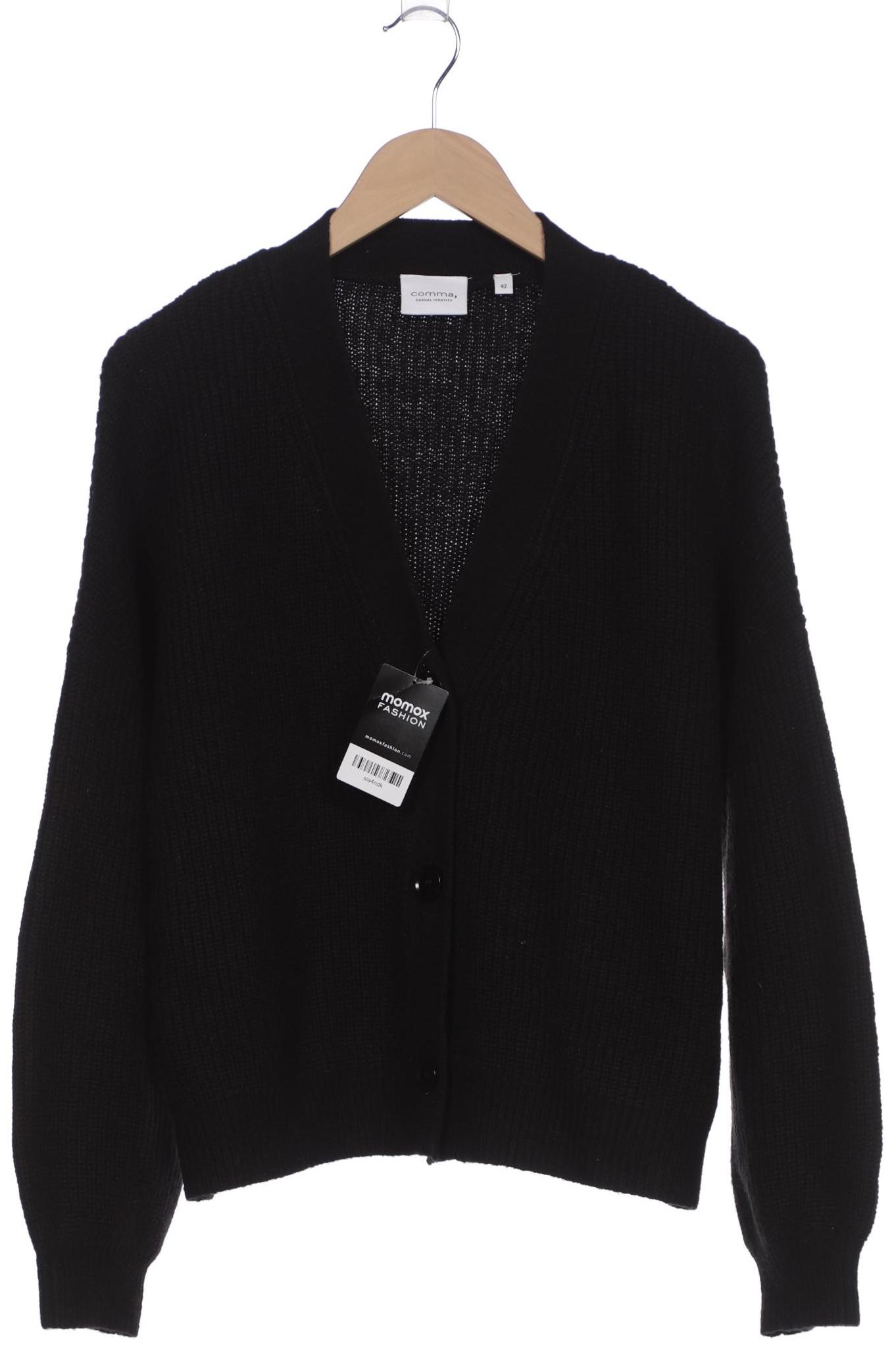 

Comma Damen Strickjacke, schwarz, Gr. 42