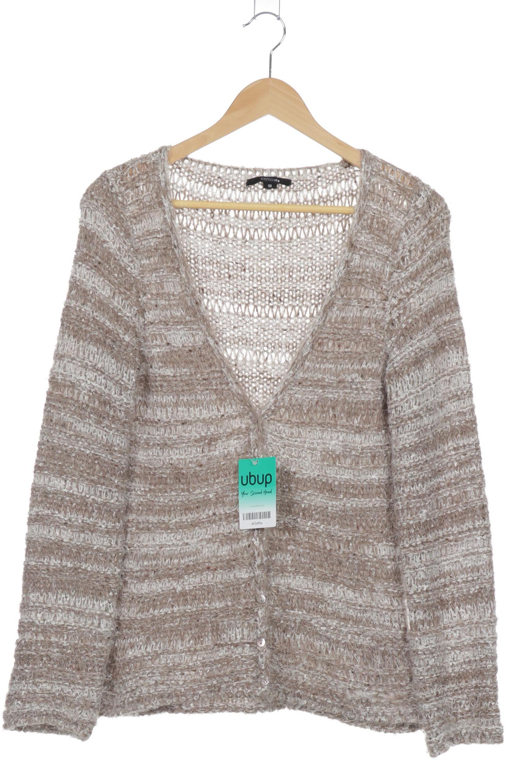

Comma Damen Strickjacke, beige, Gr. 38