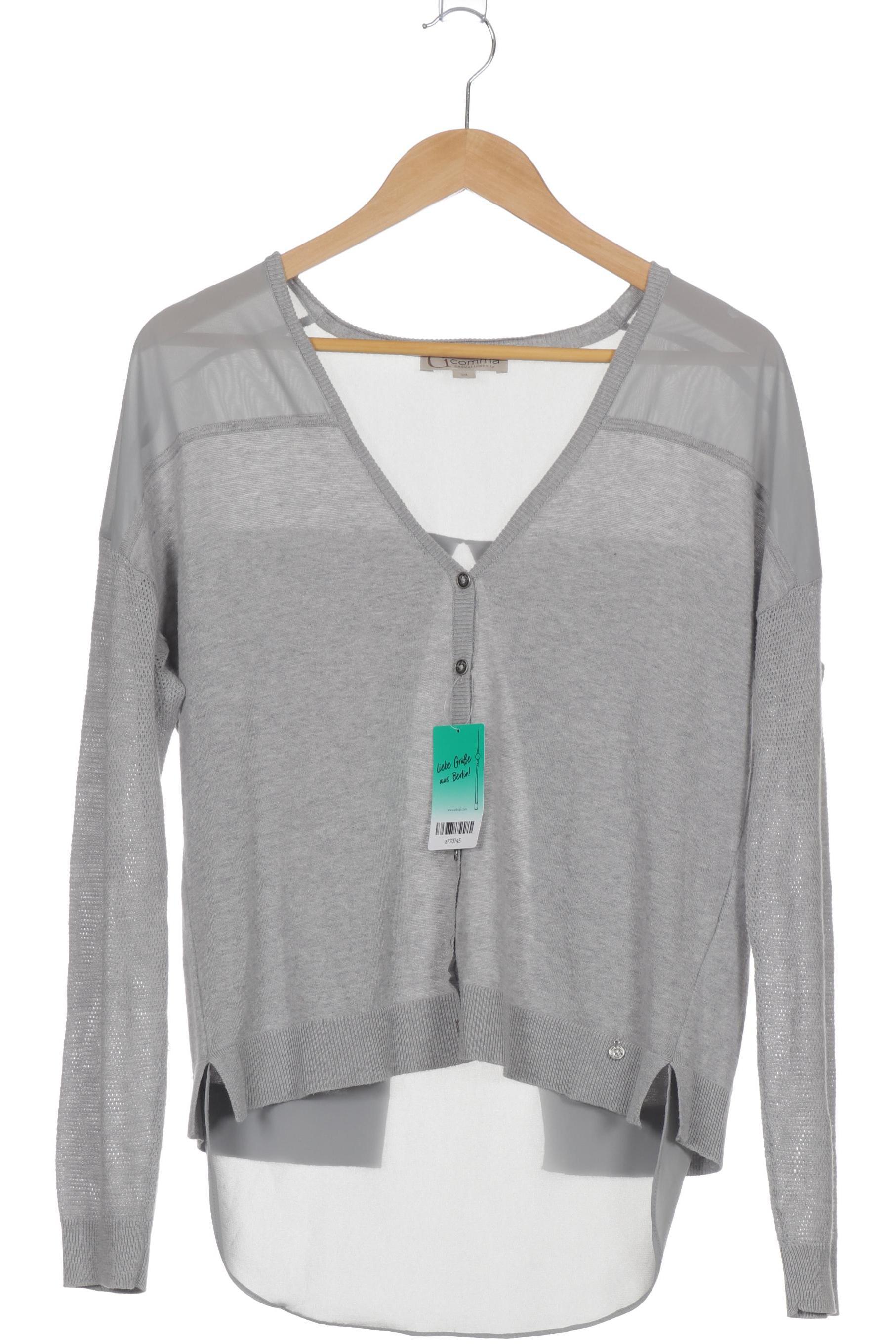 

Comma Damen Strickjacke, grau, Gr. 34