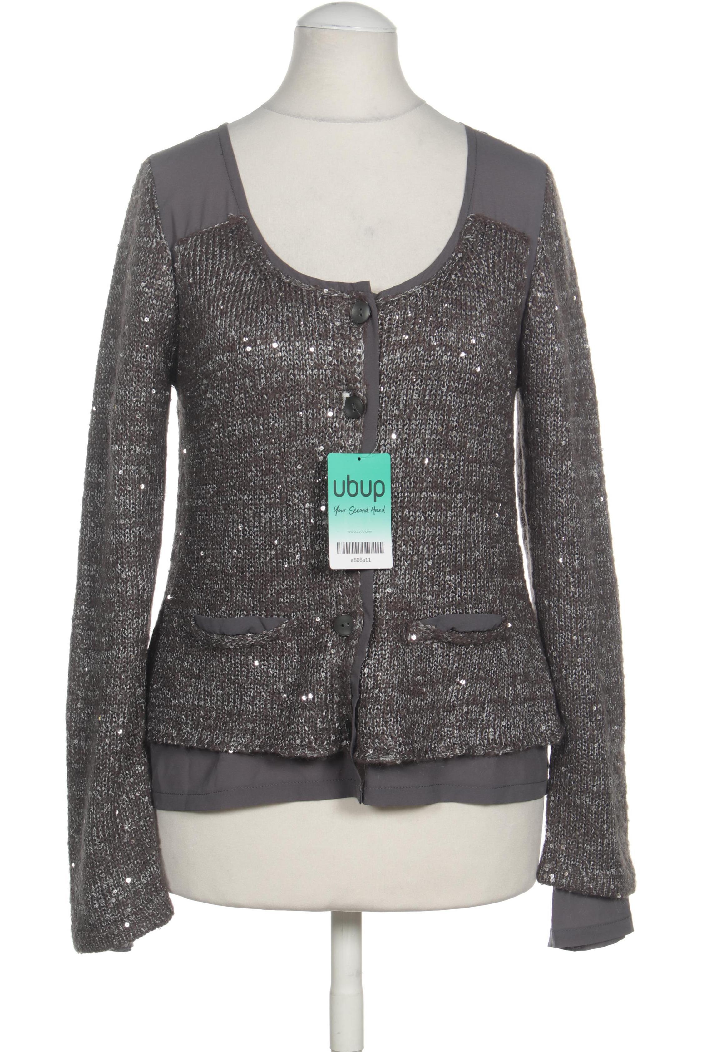 

Comma Damen Strickjacke, grau, Gr. 34