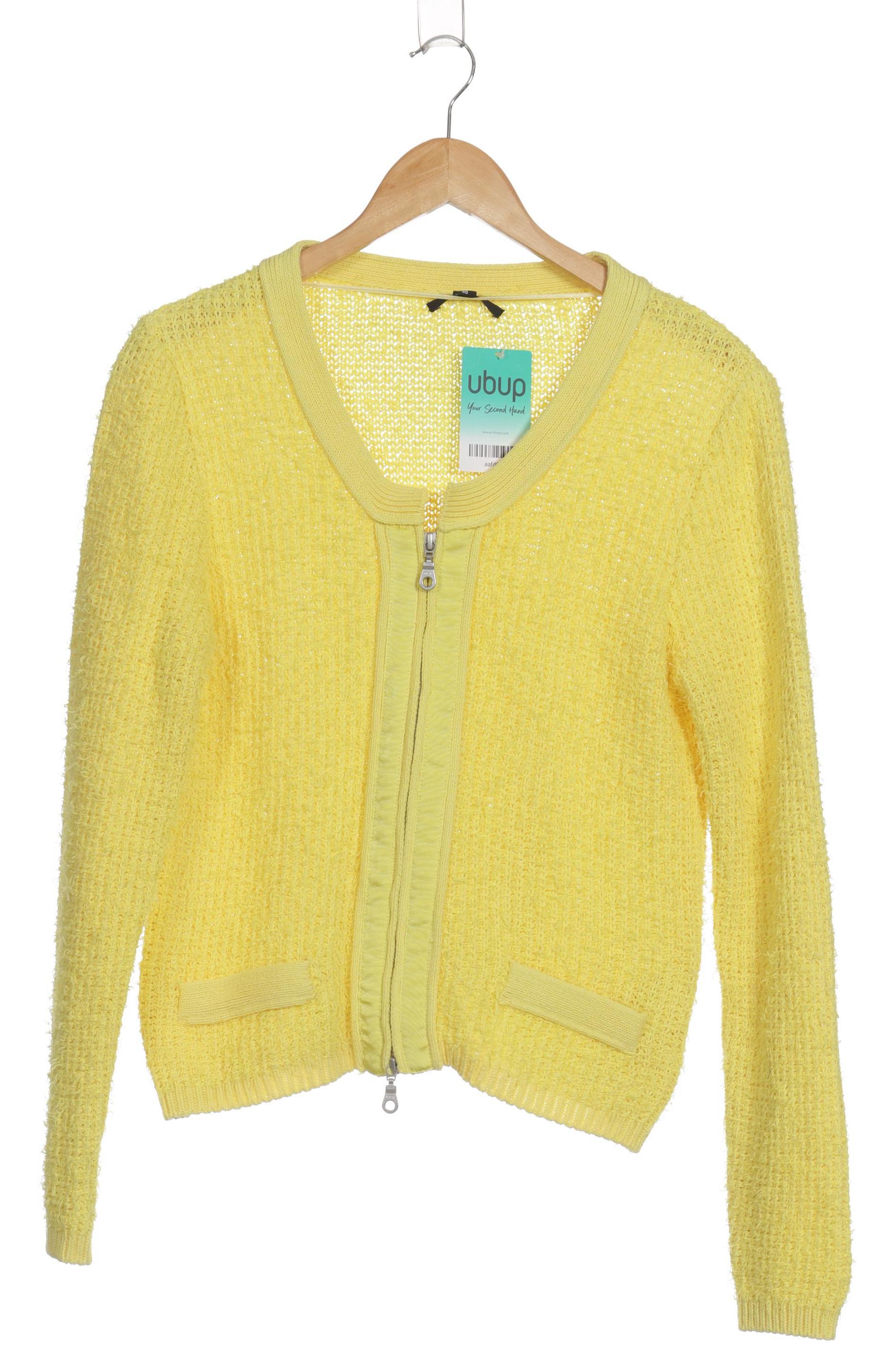 

Comma Damen Strickjacke, gelb, Gr. 38