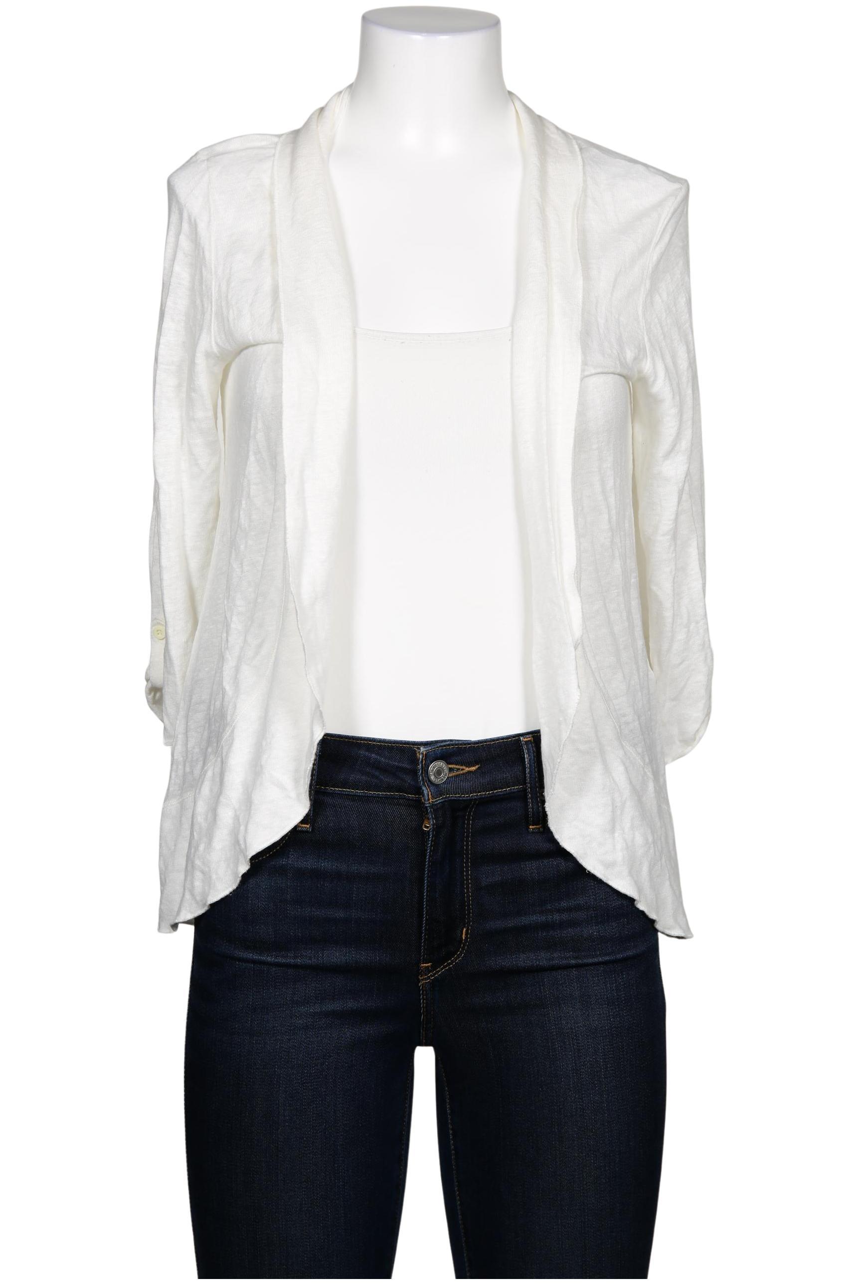 

Comma Damen Strickjacke, weiß, Gr. 40