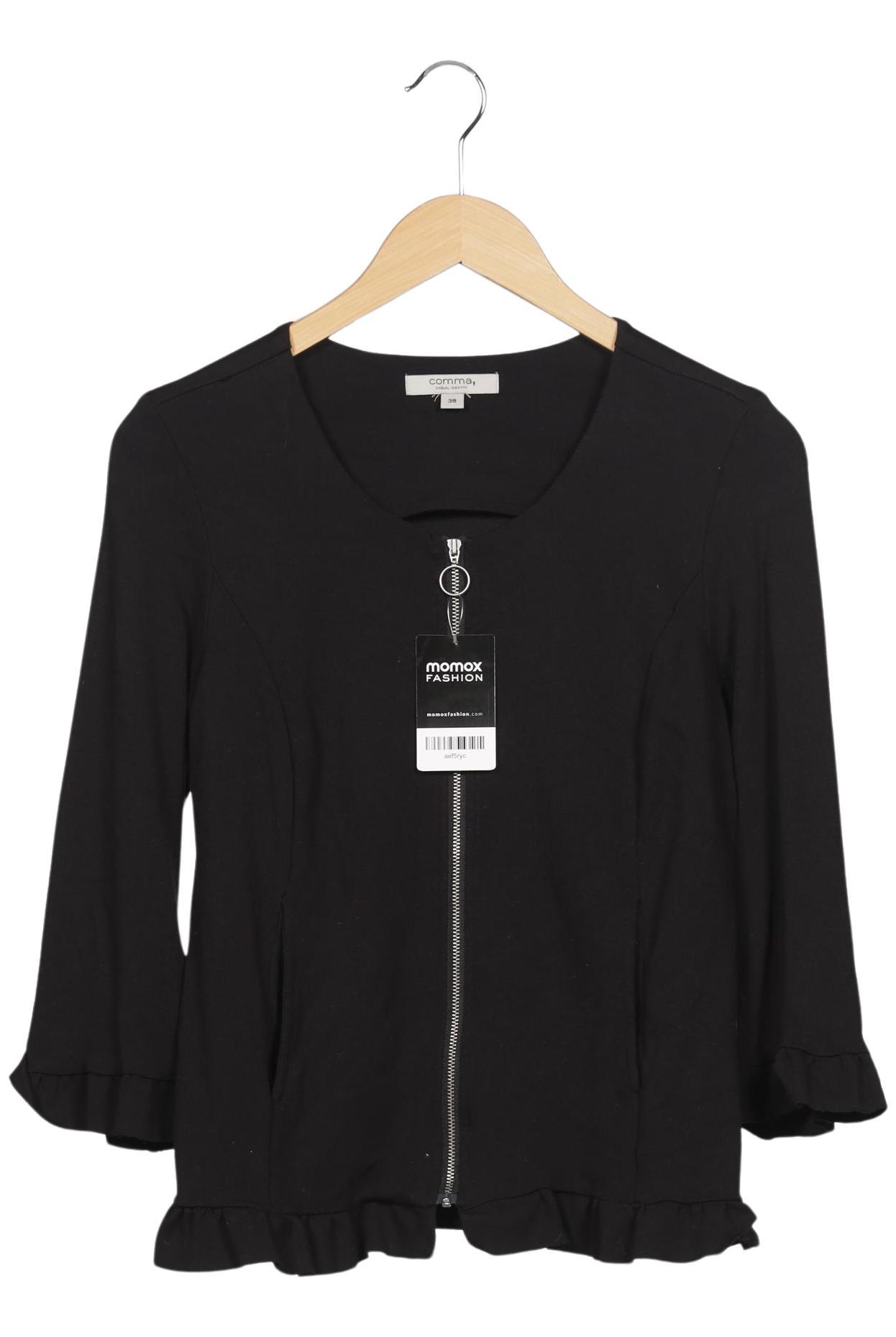 

Comma Damen Strickjacke, schwarz, Gr. 38