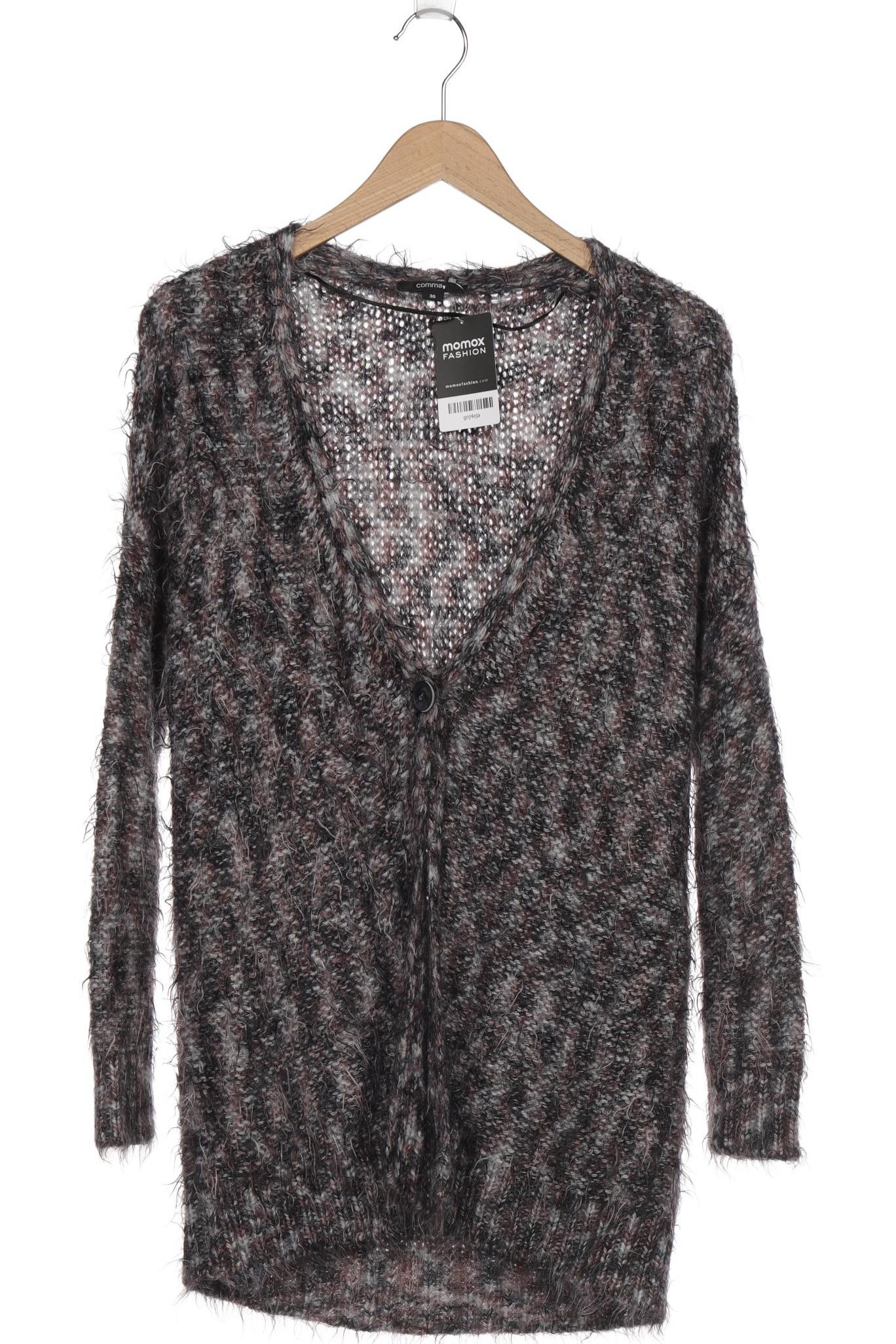 

Comma Damen Strickjacke, grau, Gr. 36