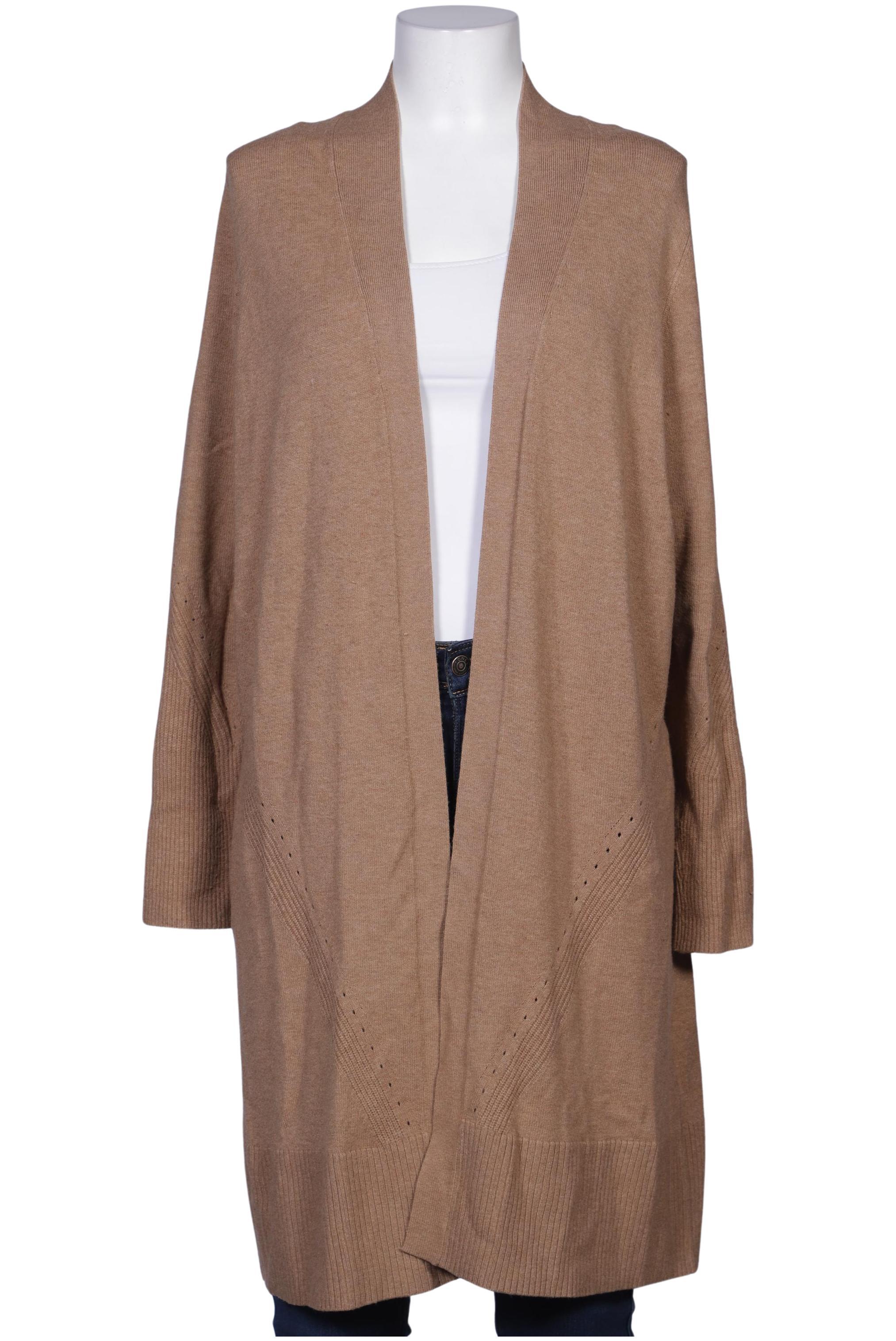 

Comma Damen Strickjacke, beige, Gr. 42