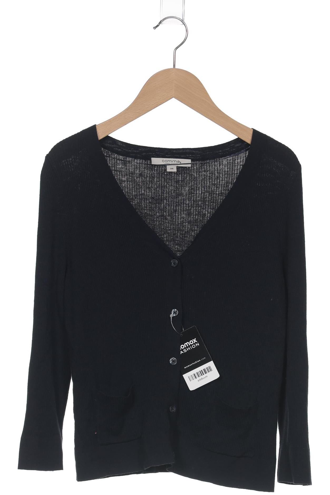 

Comma Damen Strickjacke, marineblau, Gr. 34