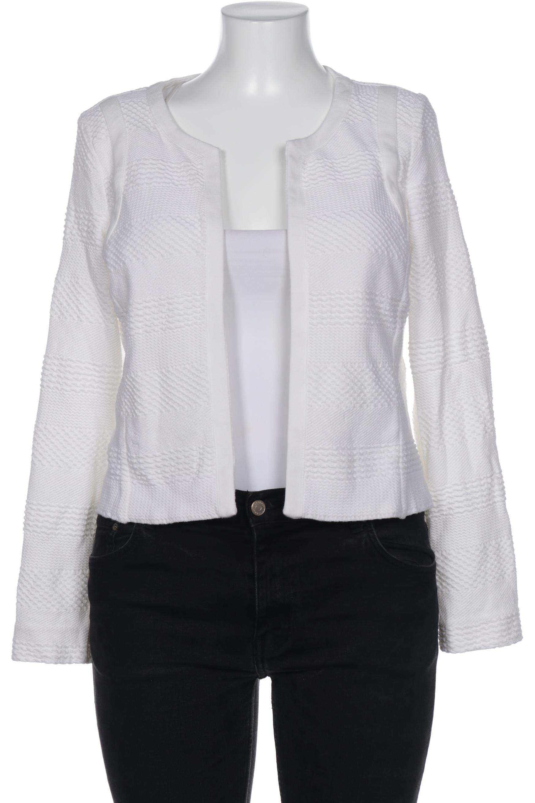 

Comma Damen Strickjacke, weiß, Gr. 42