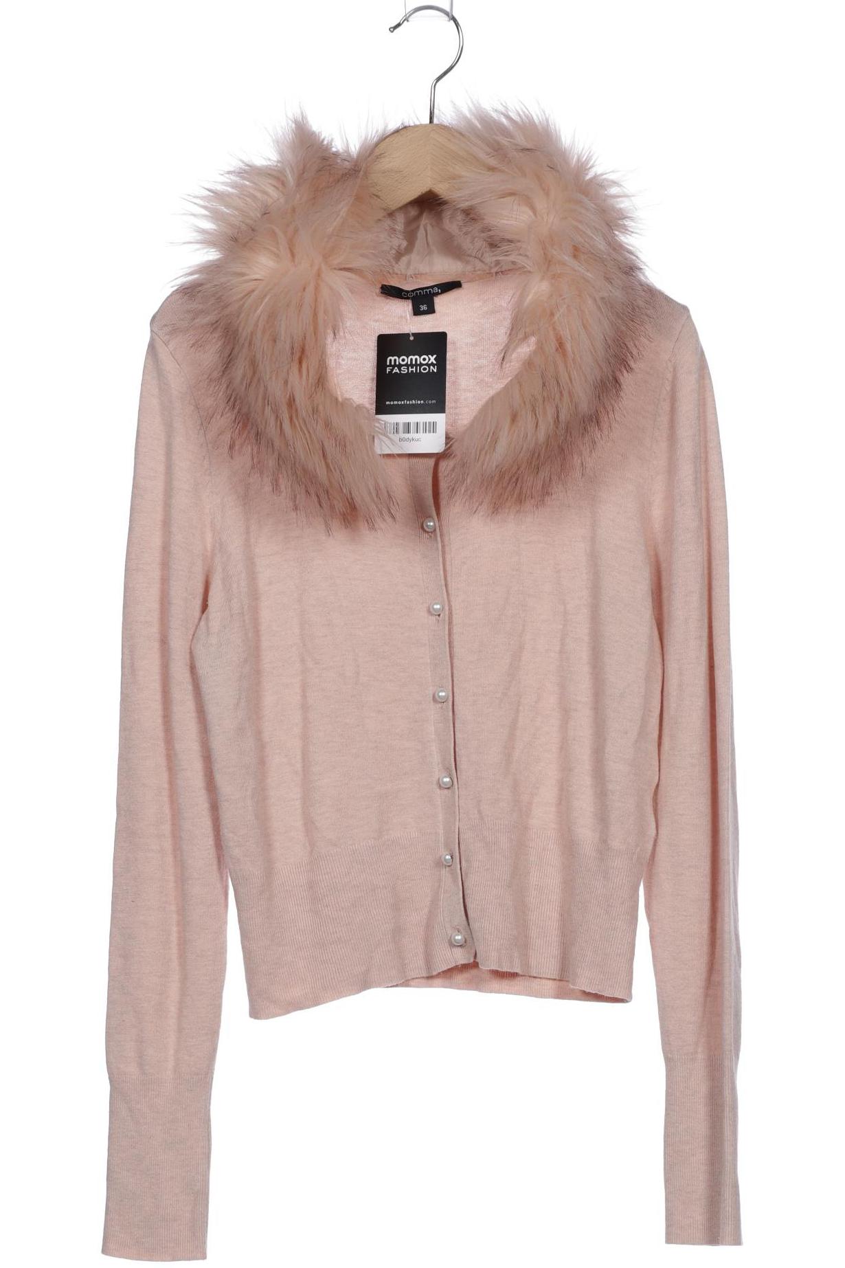 

Comma Damen Strickjacke, pink, Gr. 36