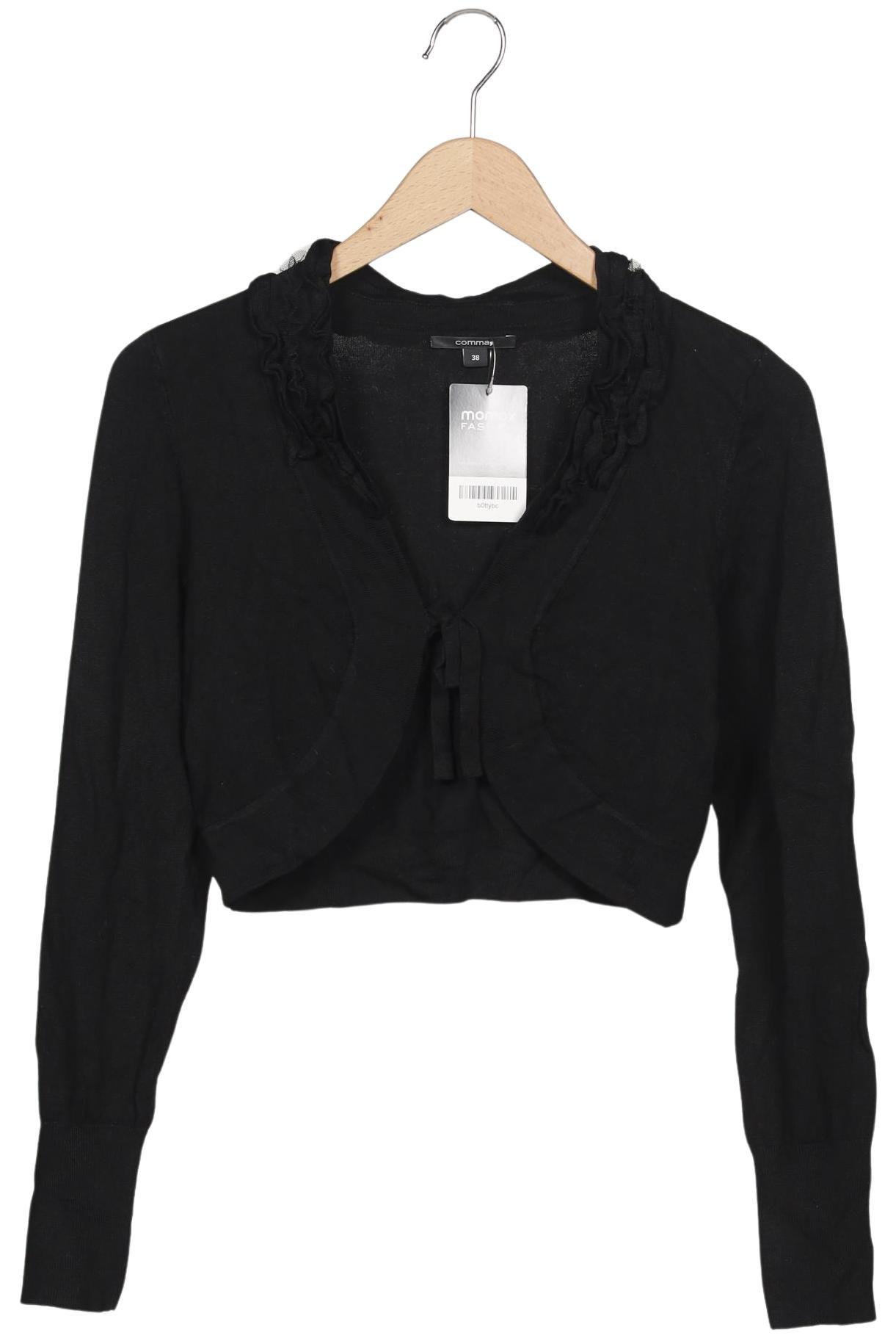 

Comma Damen Strickjacke, schwarz, Gr. 38