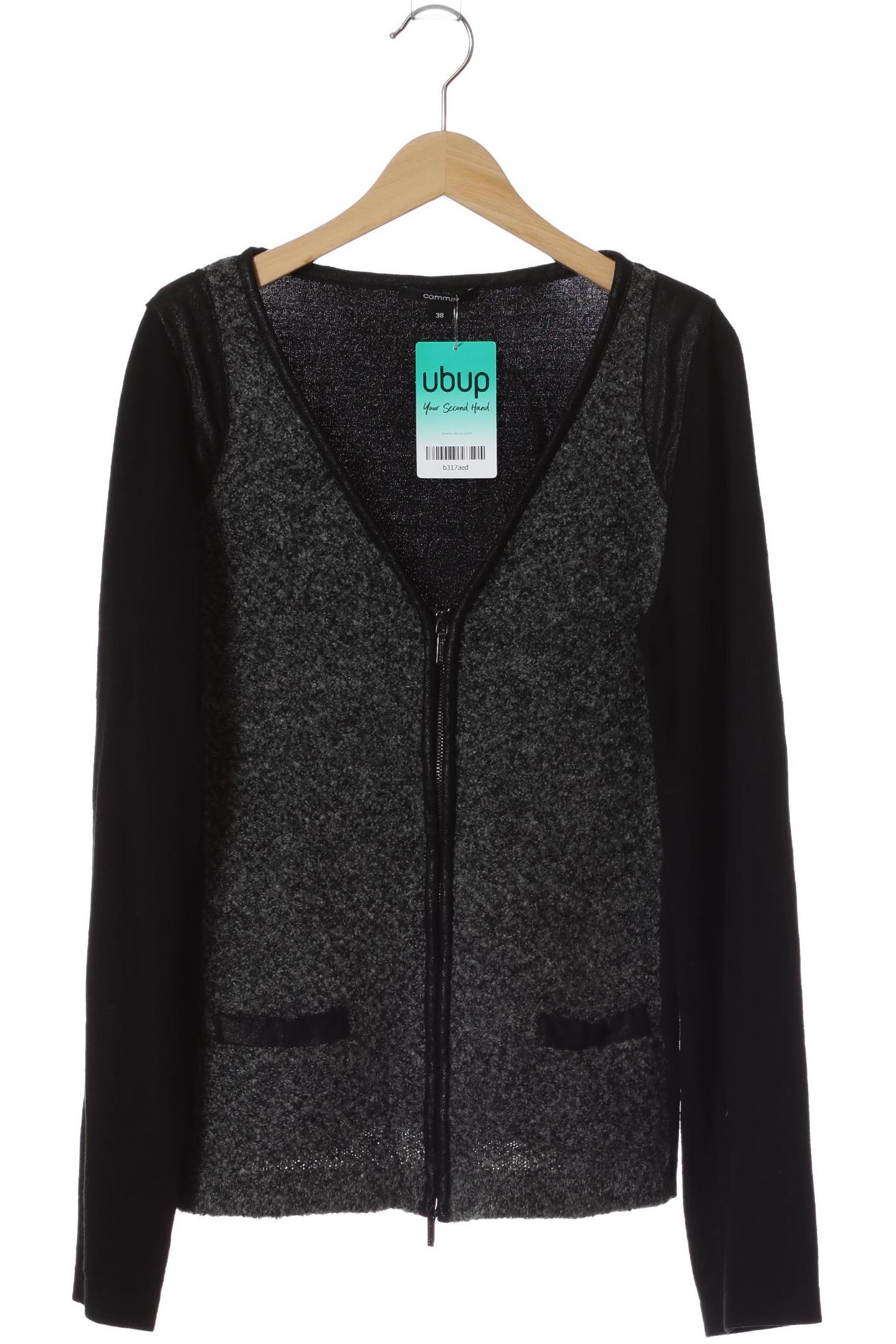 

Comma Damen Strickjacke, schwarz, Gr. 38