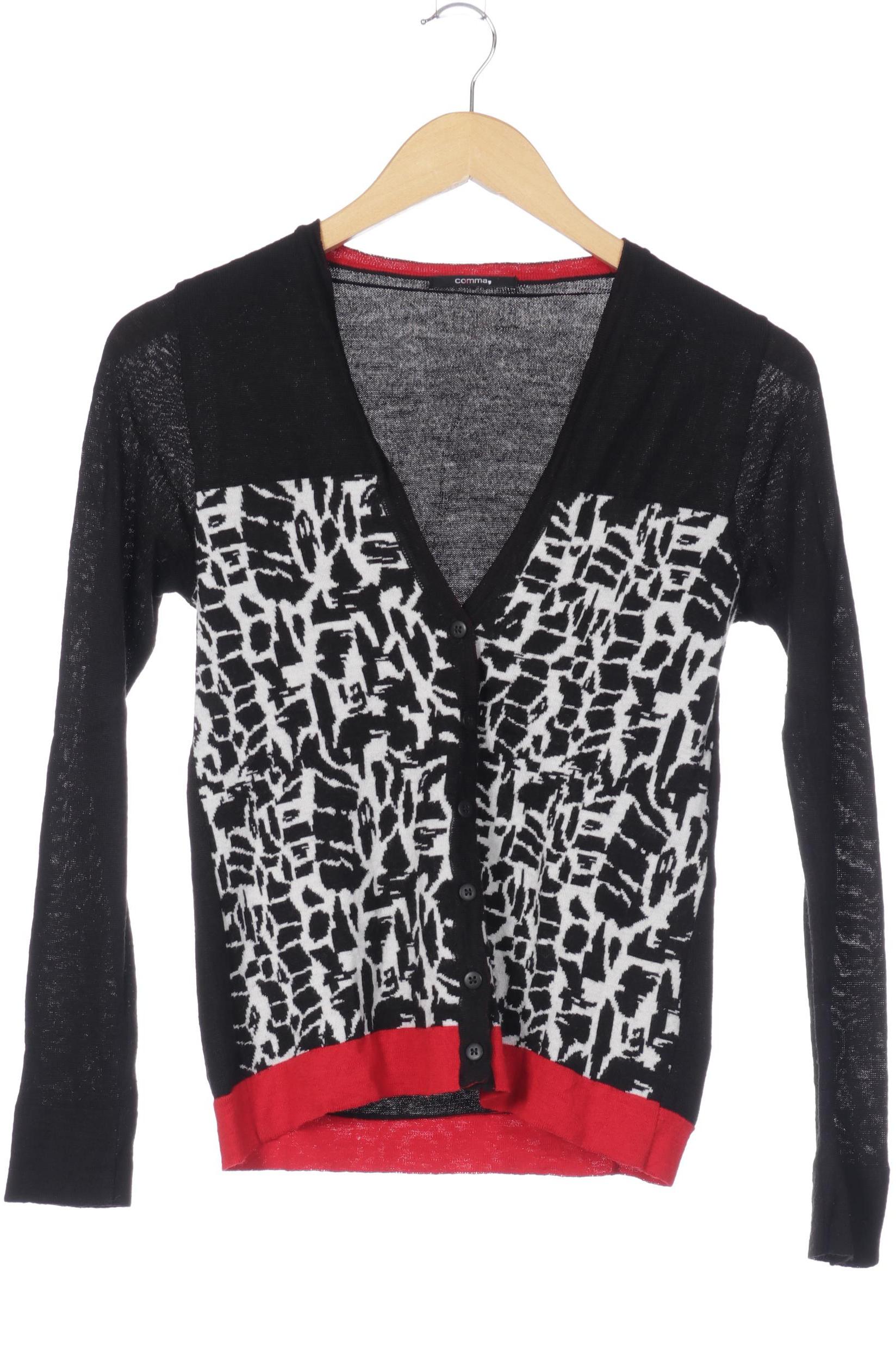 

Comma Damen Strickjacke, schwarz, Gr. 34