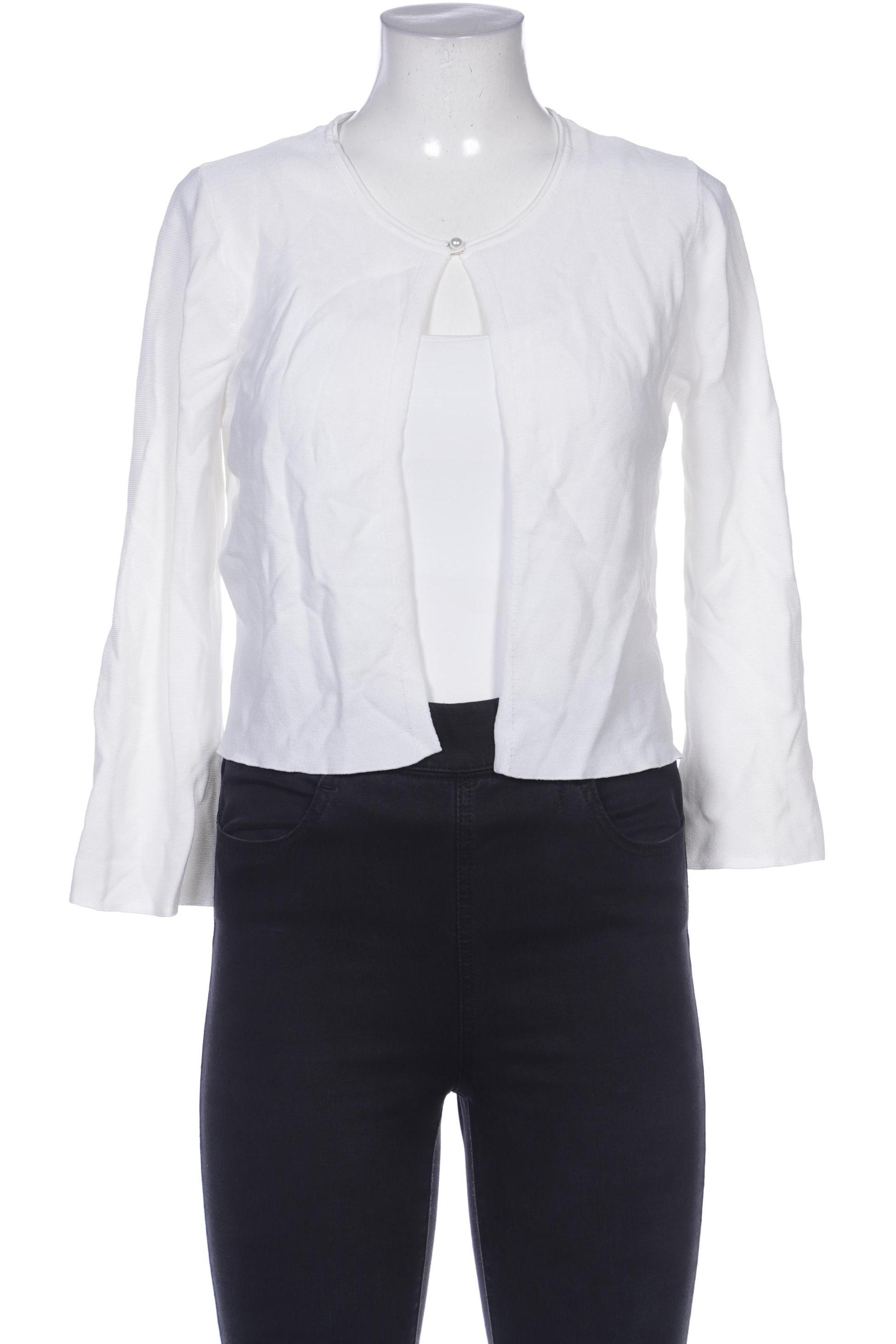 

Comma Damen Strickjacke, weiß, Gr. 40