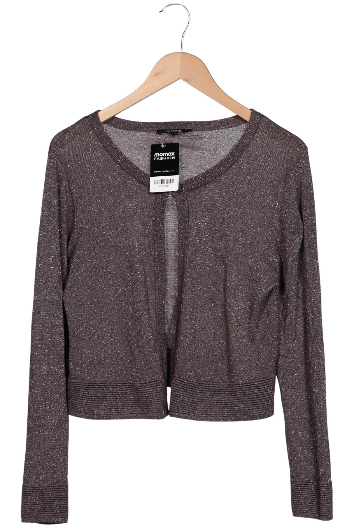 

Comma Damen Strickjacke, silber, Gr. 40