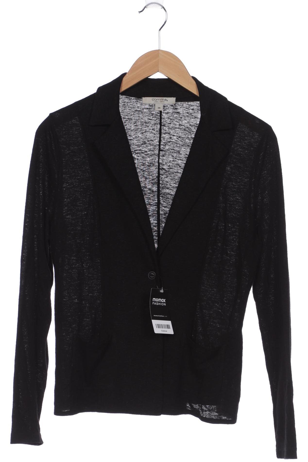 

Comma Damen Strickjacke, schwarz, Gr. 36