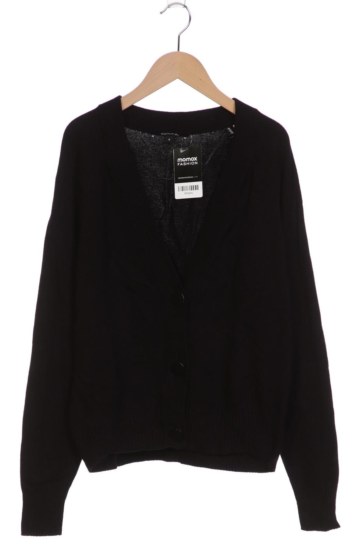 

Comma Damen Strickjacke, schwarz, Gr. 36