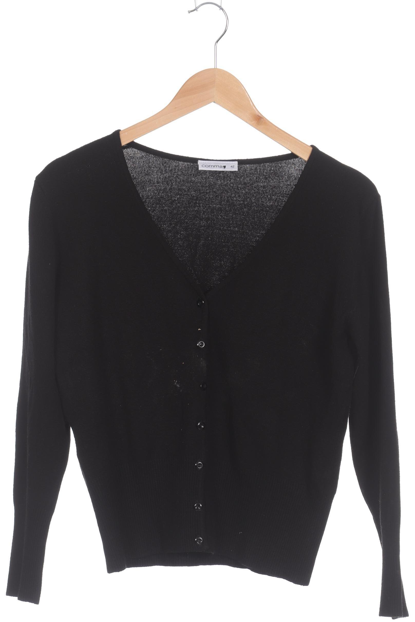 

Comma Damen Strickjacke, schwarz, Gr. 42