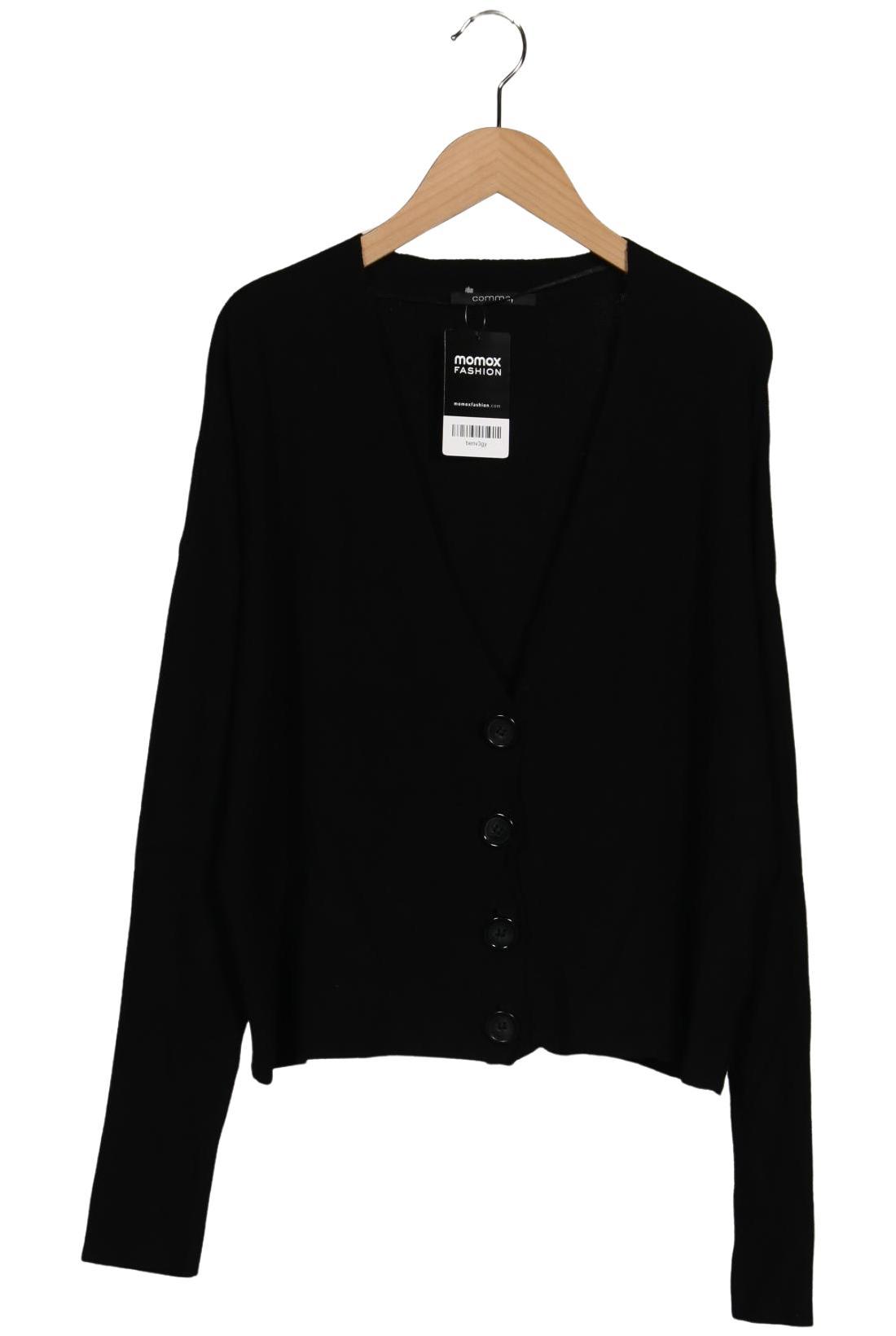 

Comma Damen Strickjacke, schwarz, Gr. 36
