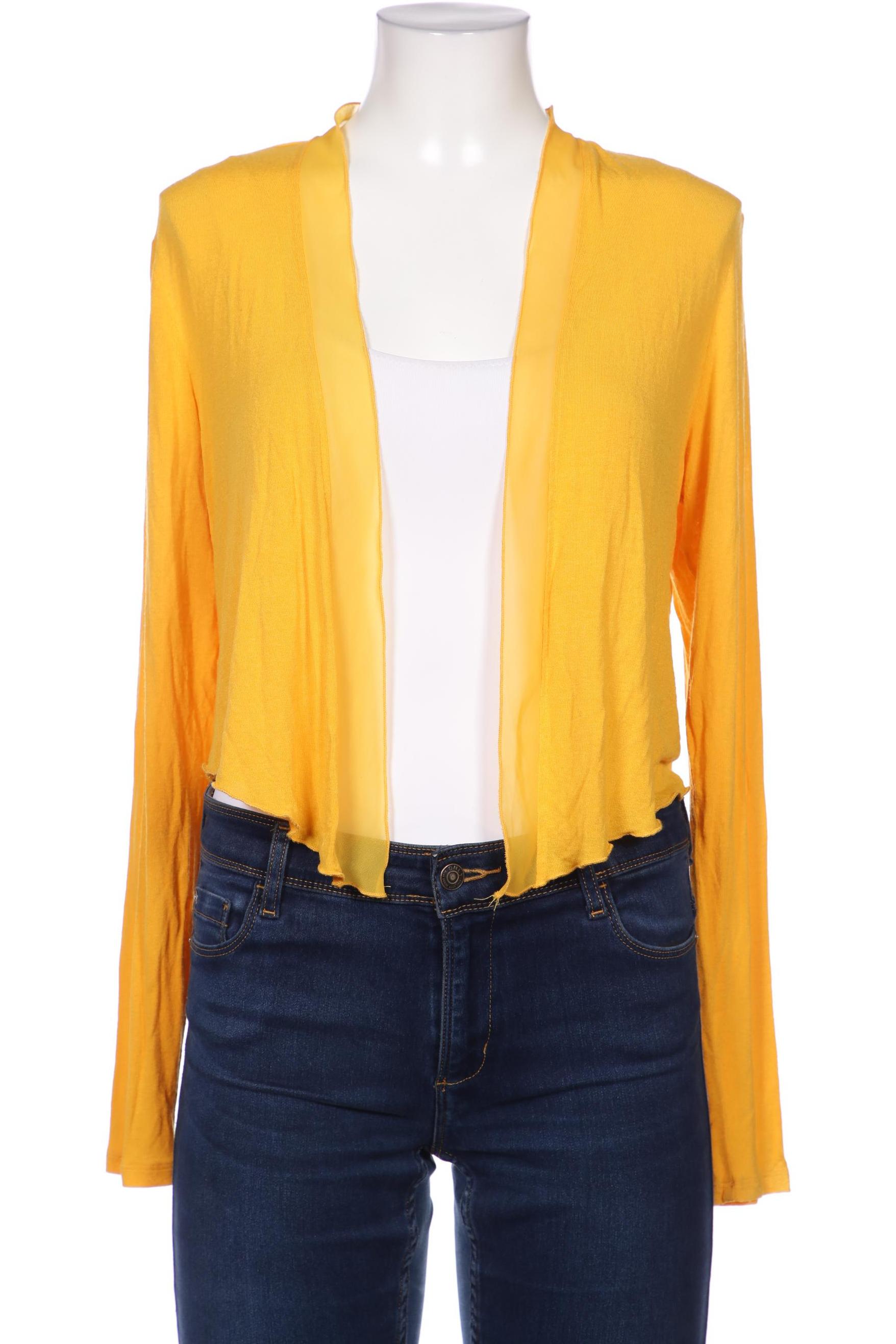 

Comma Damen Strickjacke, gelb, Gr. 40