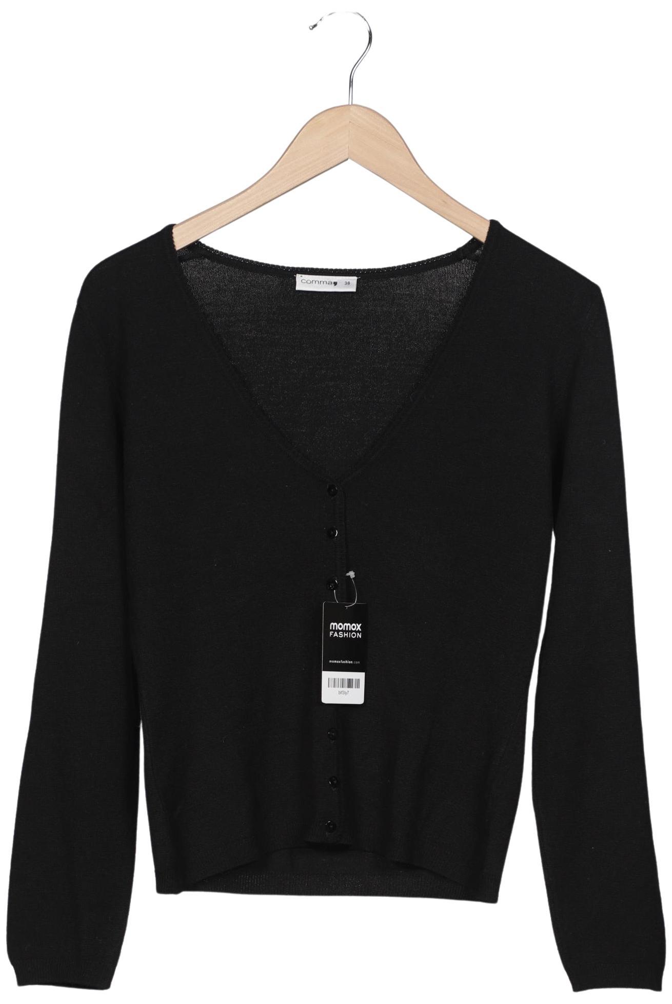 

Comma Damen Strickjacke, schwarz, Gr. 38