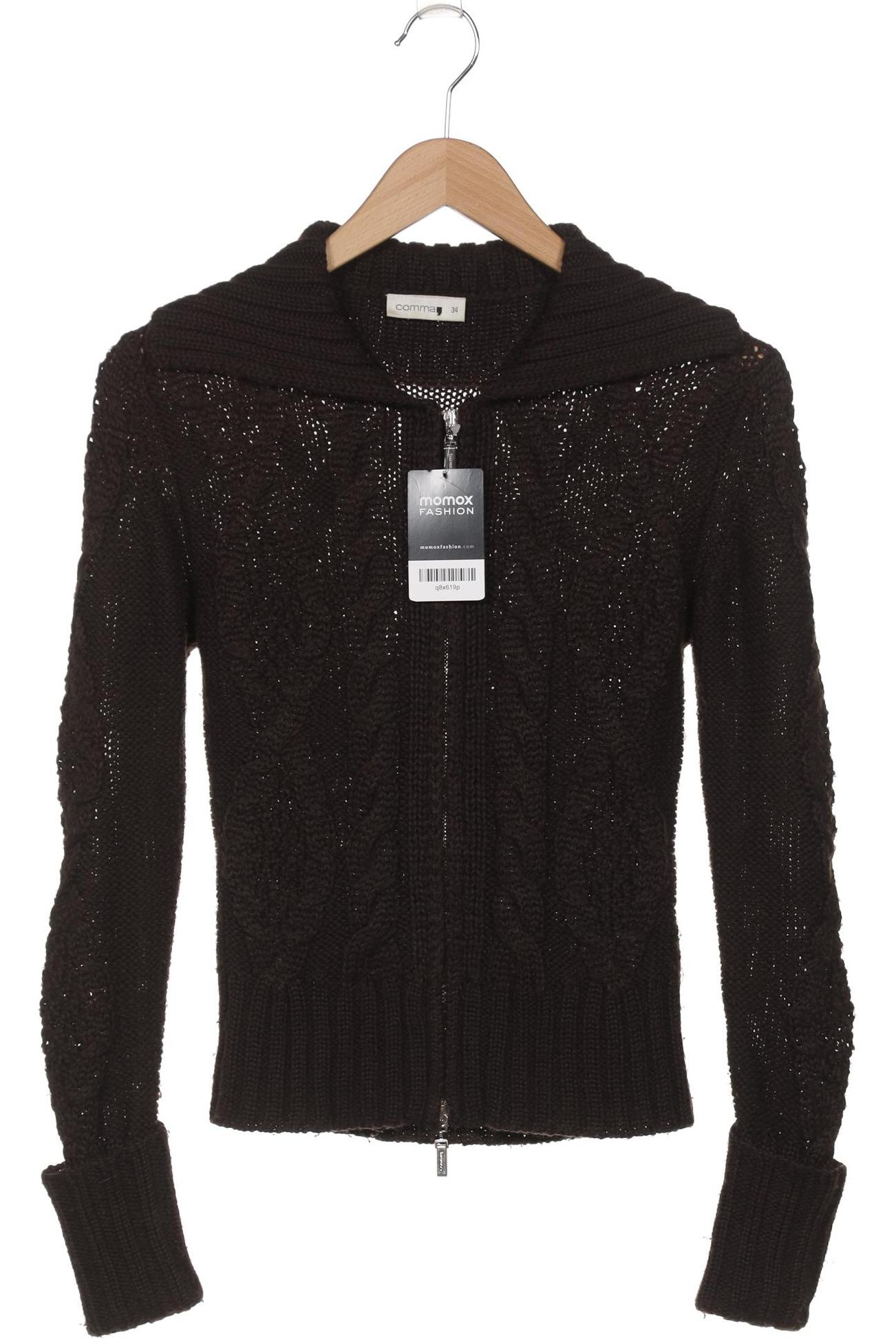 

Comma Damen Strickjacke, braun, Gr. 34