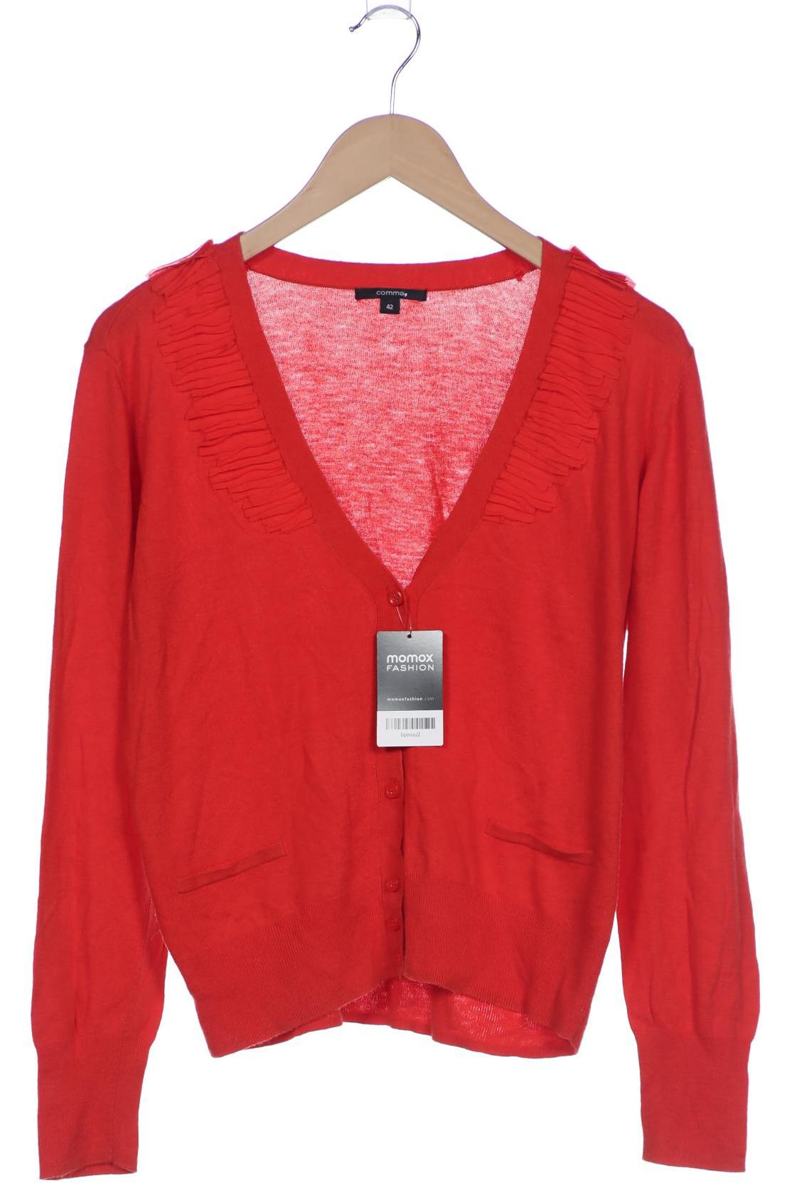 

Comma Damen Strickjacke, rot, Gr. 42
