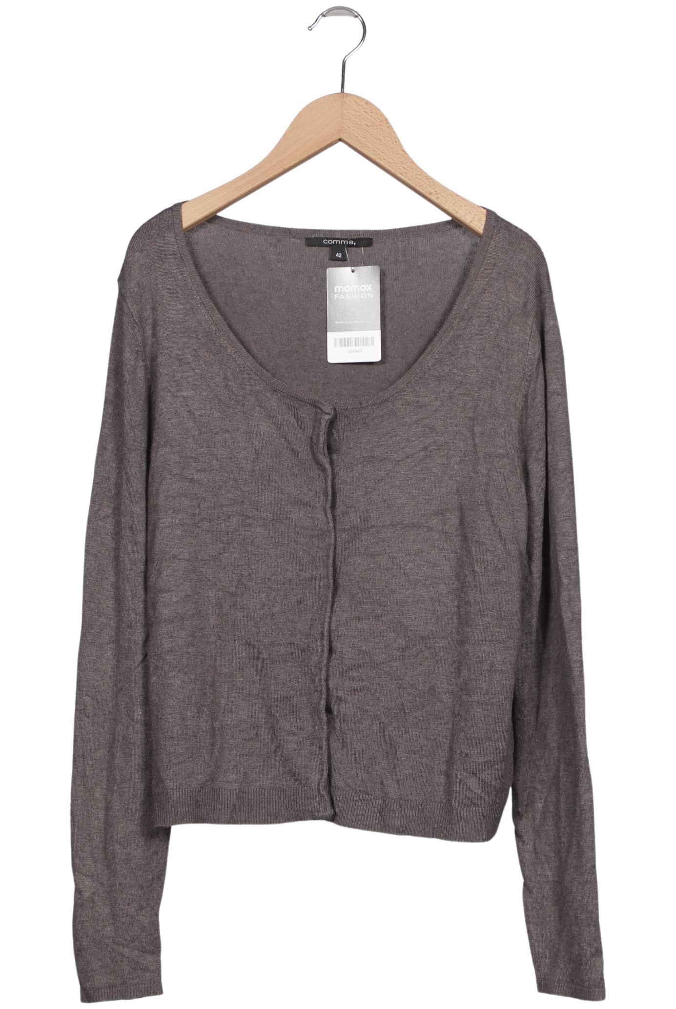 

Comma Damen Strickjacke, grau, Gr. 42